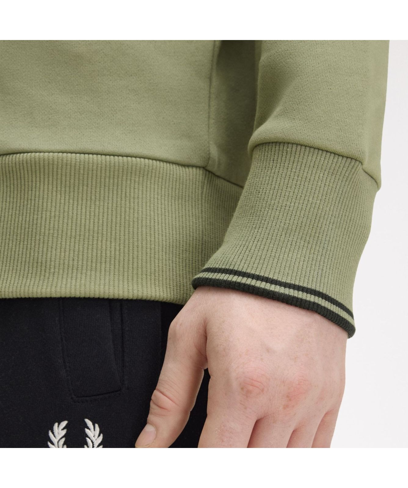 Sweatshirt Col Zippé Puffa Country Olive – Taille S Homme, Neuf Avec étiquettes