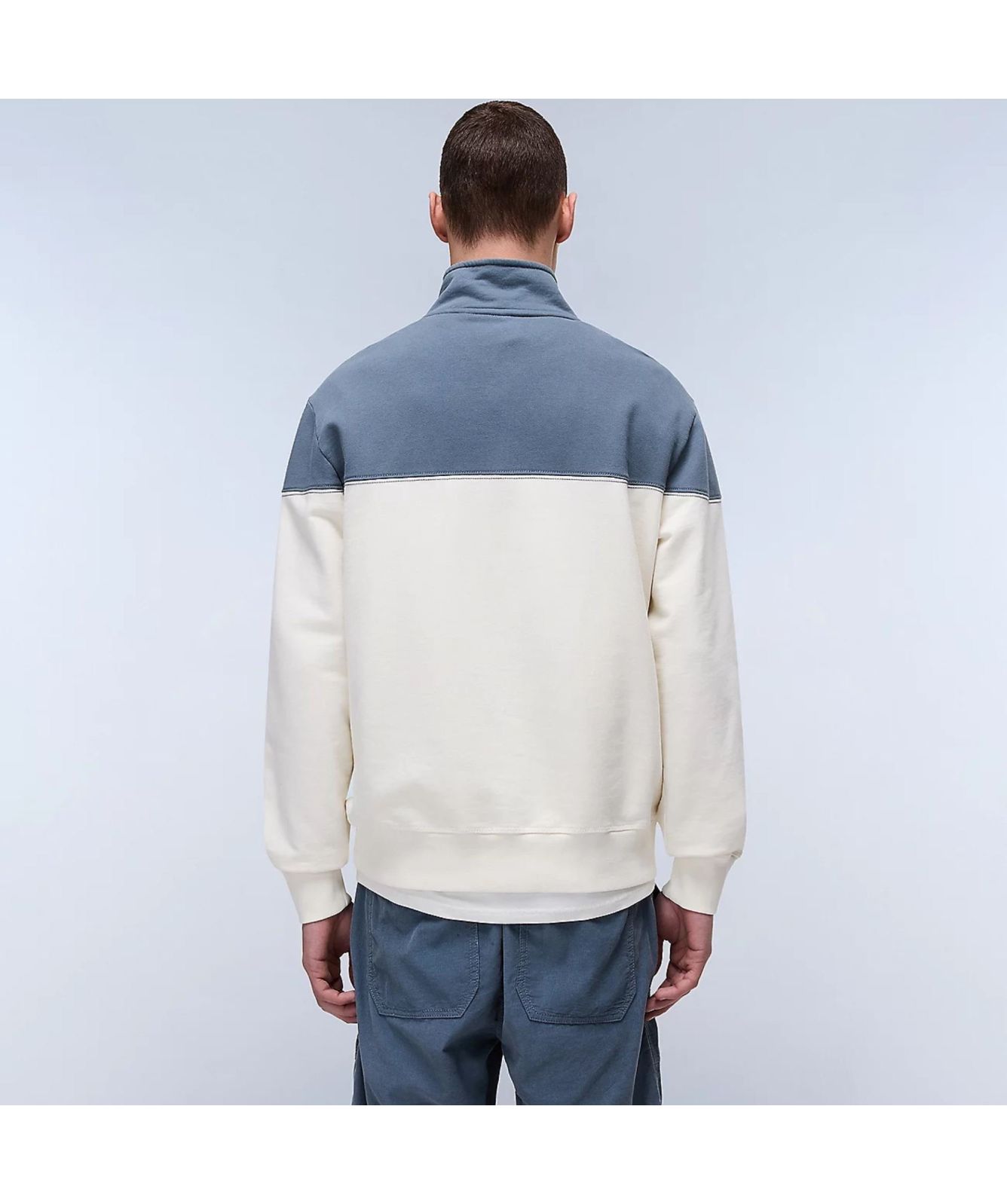 Napapijri Saturnia 1/2 Zip Sweatshirt | Slate -NP0A4ICHN1A