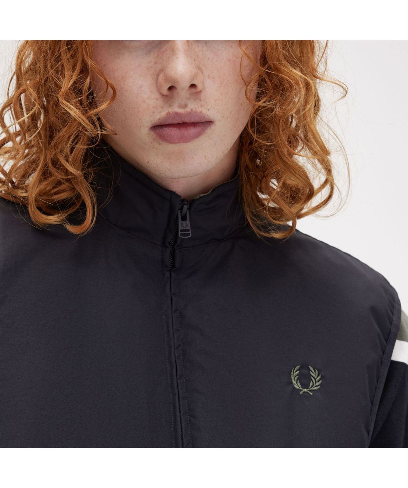 Fred Perry Regular Fit Brentham Gilet | Black-J8500-102-Navy-608