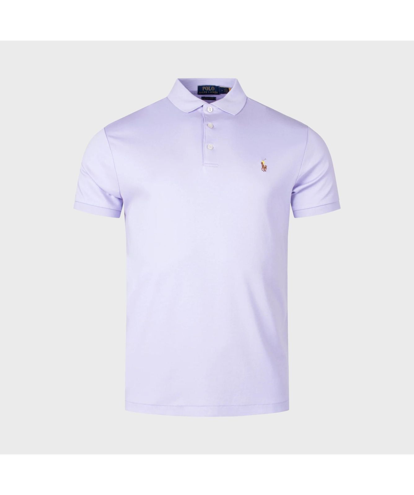 【関税&送料込】Polo Ralph Lauren Purple Cotton Custom Slim- Polo Ralph Lauren Custom Slim Fit Soft Cotton Short Sleeve T