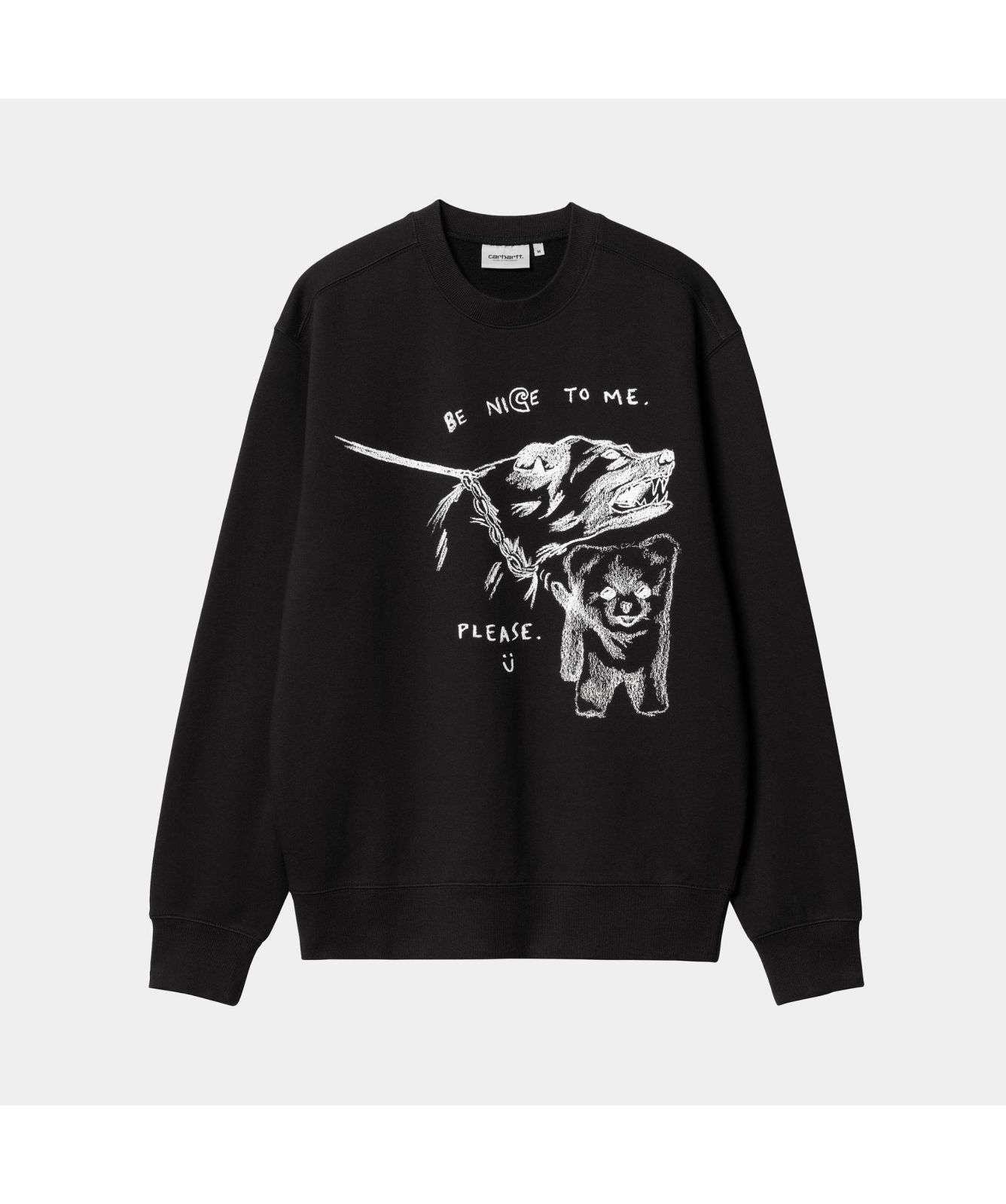 Carhartt WIP Pepe Be Nice To Me Sweatshirt | Grey-1033933-00O 
