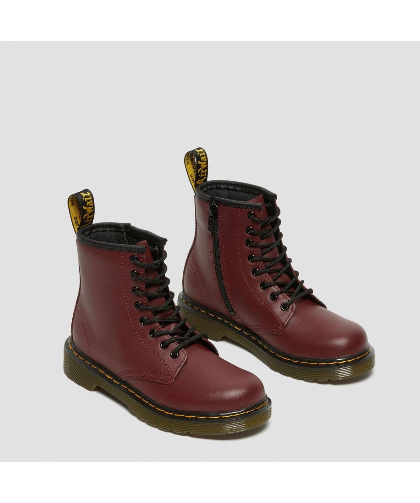 Dr. Martens 1460 Junior Leather Ankle Boots | Cherry Red