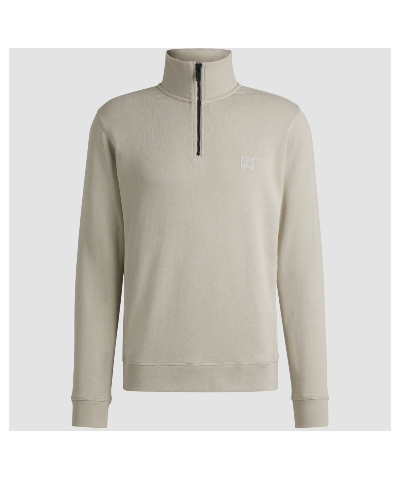 ◆LEE◆ Small Twitch Half Zip-Up Man to Man Beige LEE Small Twitch Half Zip Up Collar Sweatshirt OATMEAL