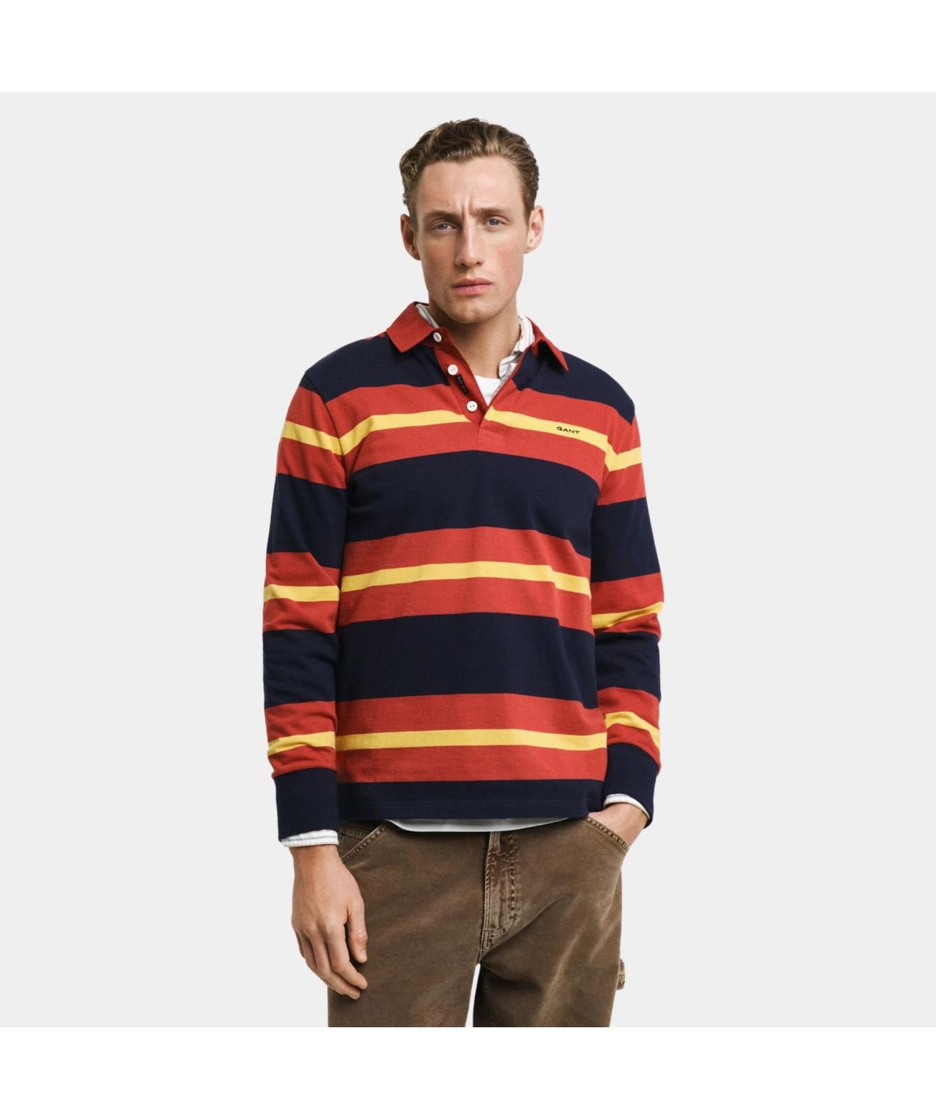 OVY Heavy Cotton Classic Rugger Shirt Ｌ OVY Heavy Cotton Classic Rugger Shirt