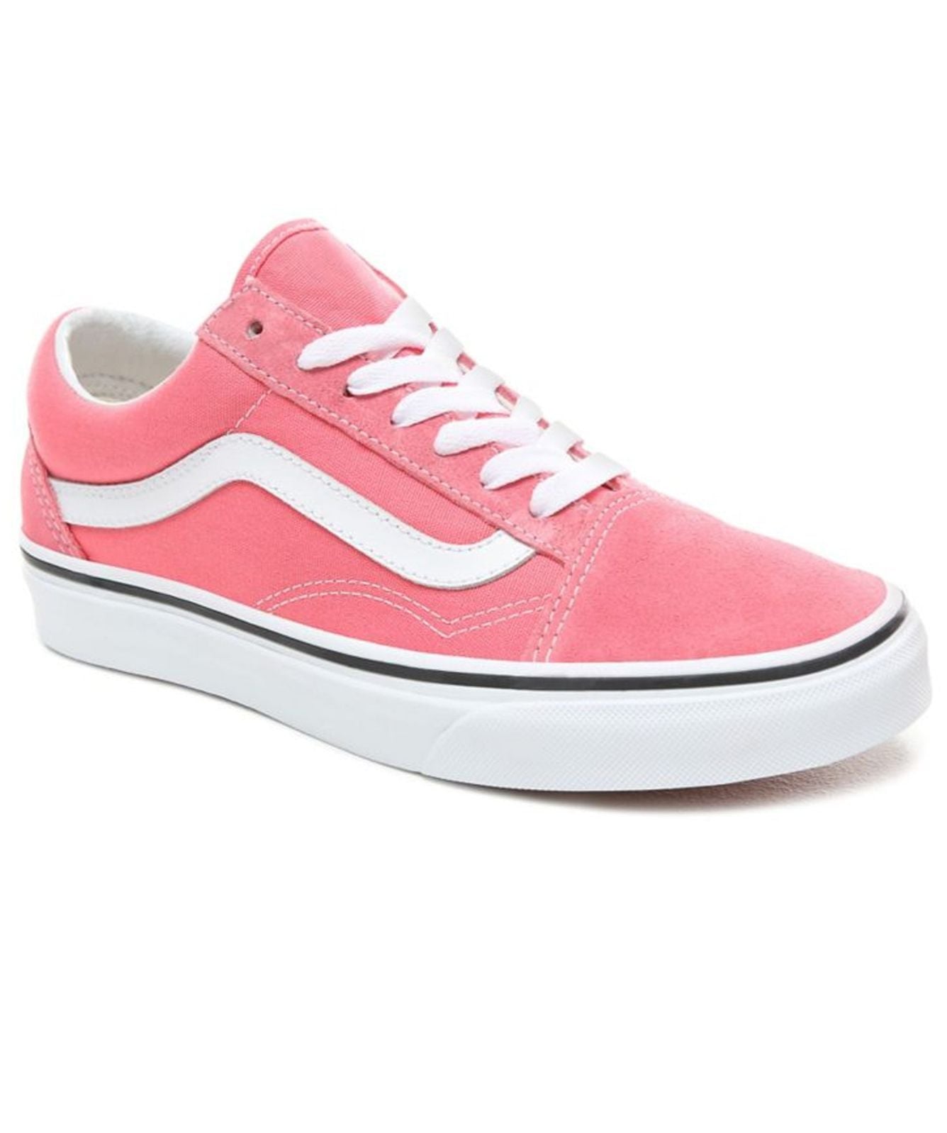Vans Old Skool Trainers Strawberry Pink True White