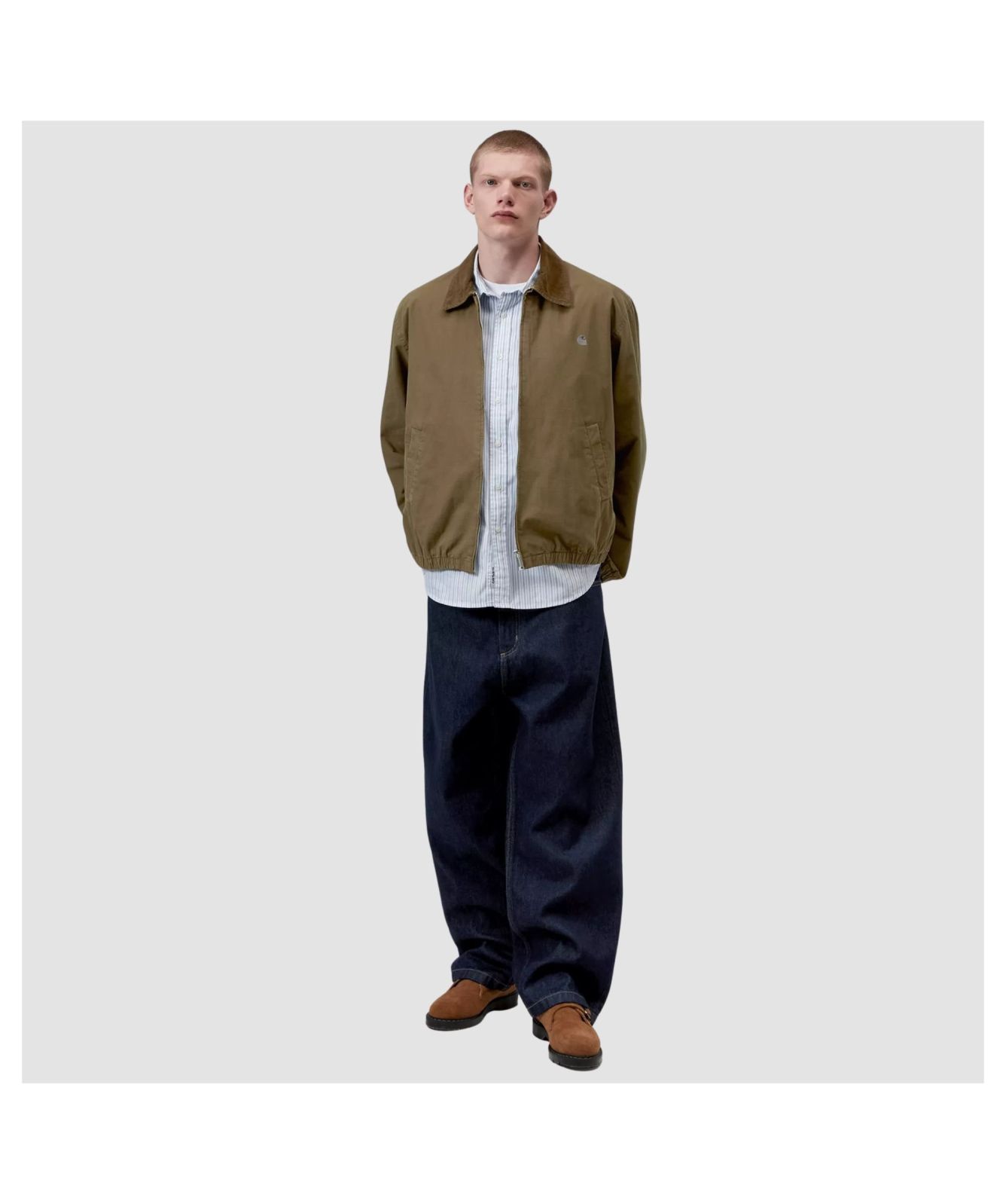 Carhartt WIP Madison Ripstop Jacket - Black & Brown | Kular Fashion