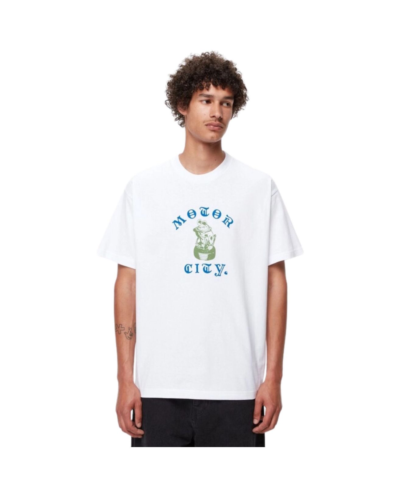 Carhartt WIP Mens Tyre Print T-Shirt | White - I033640