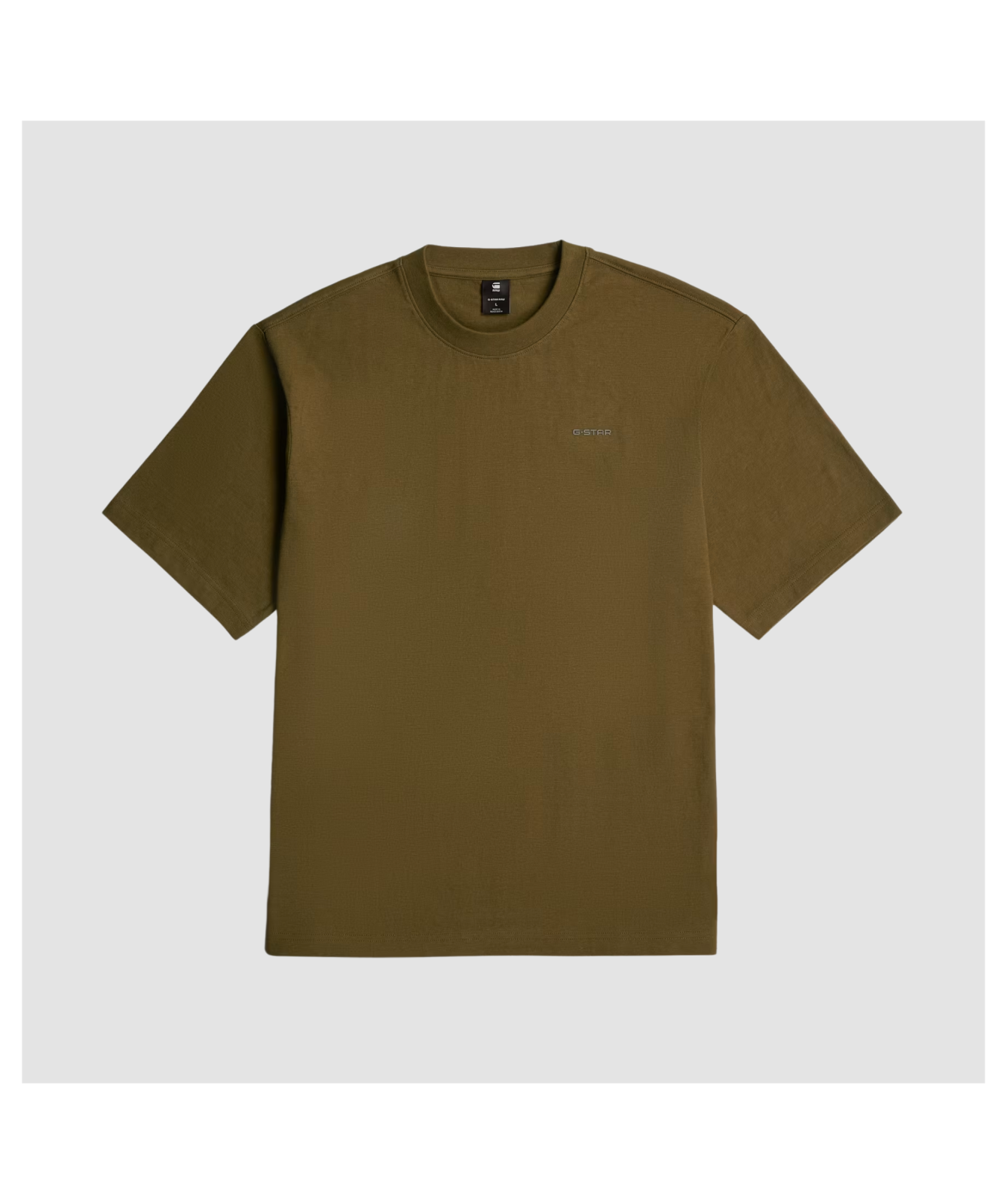 G-STAR Boxy Base T-Shirt | Desert Palm - D26817-D593-9186, India 