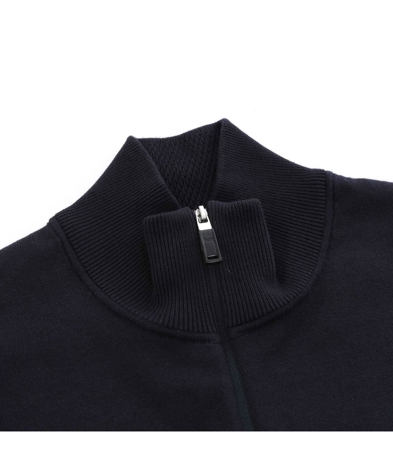 BOSS Ever X ¼zip Jumper in navy 50498518-402, sky blue 50498518