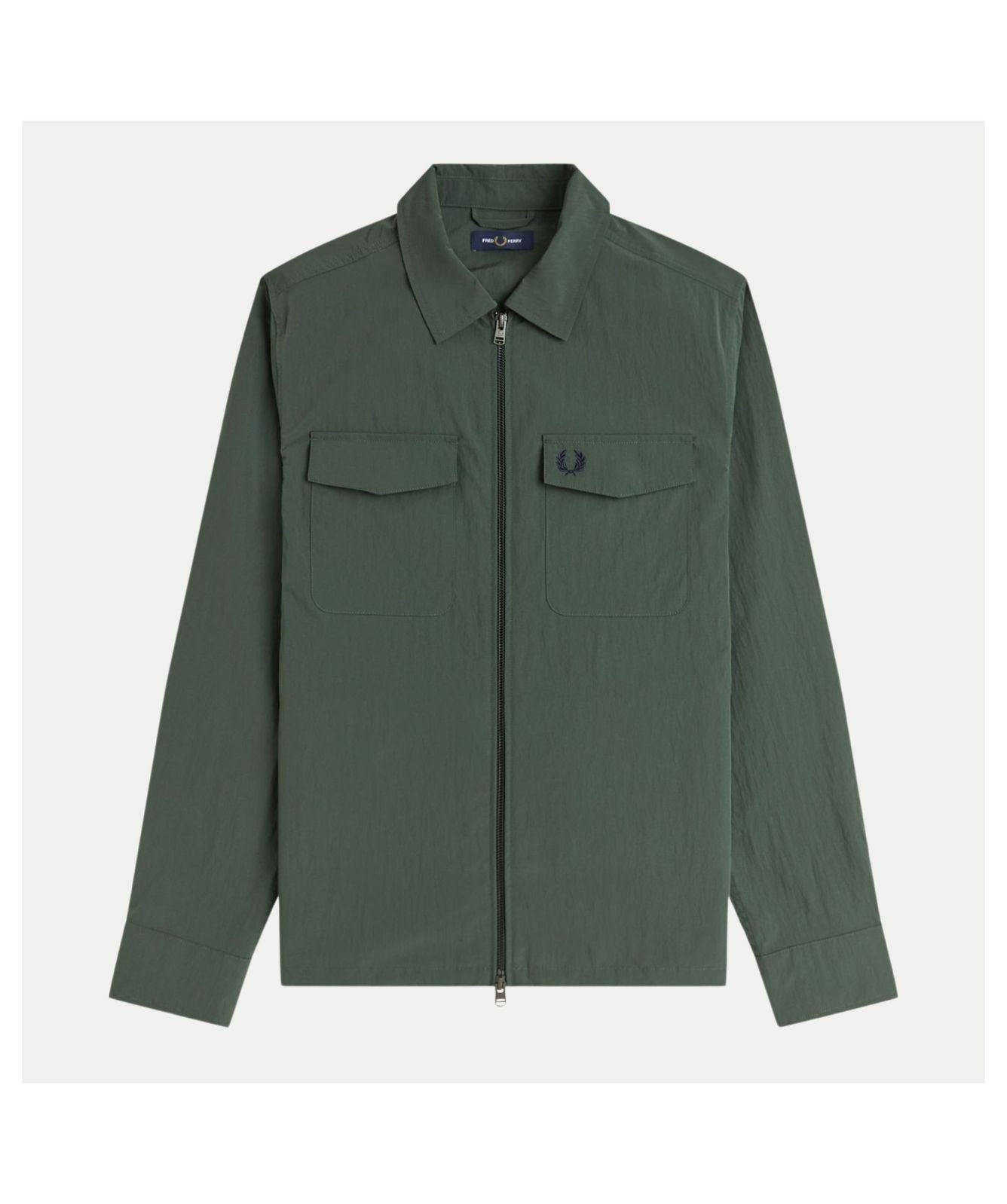 FRED PERRY Zip Overshirt オーバーシャツジャケット L FRED PERRY（フレッドペリー）の「Zip Overshirt／ジップアップ