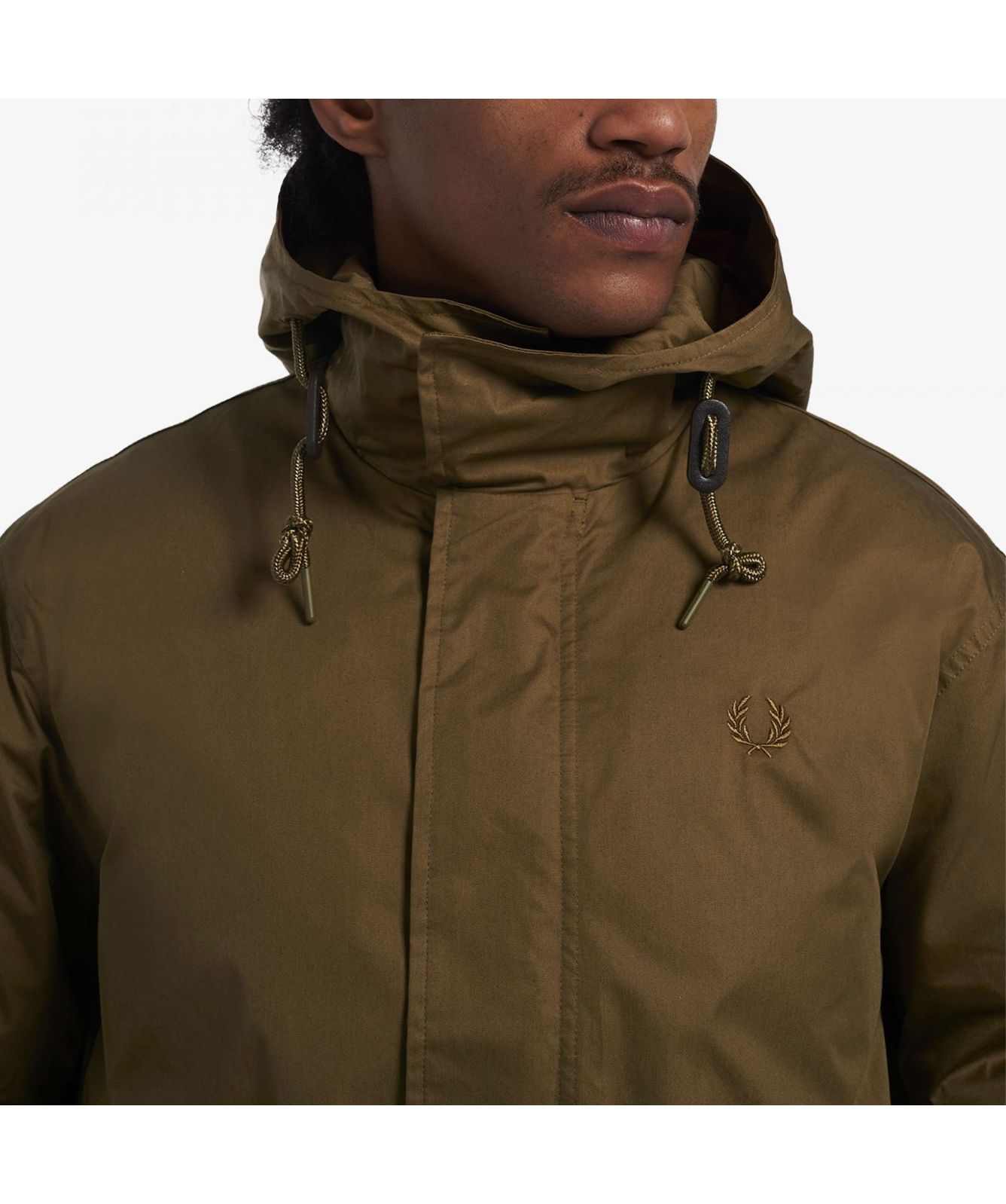 Fred Perry Short Padded Parka | Taupe