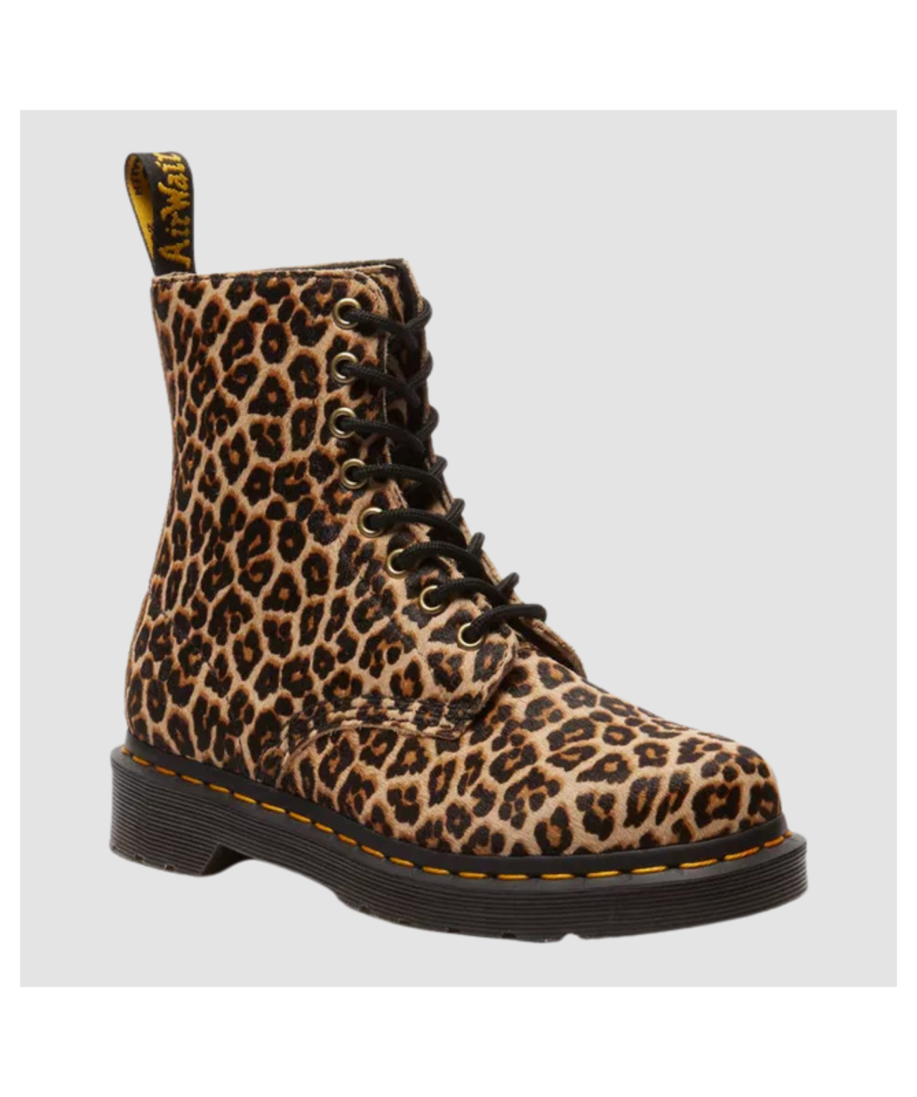 Dr Martens 1460 Leopard Leather Boots | Light Tan - 41657200