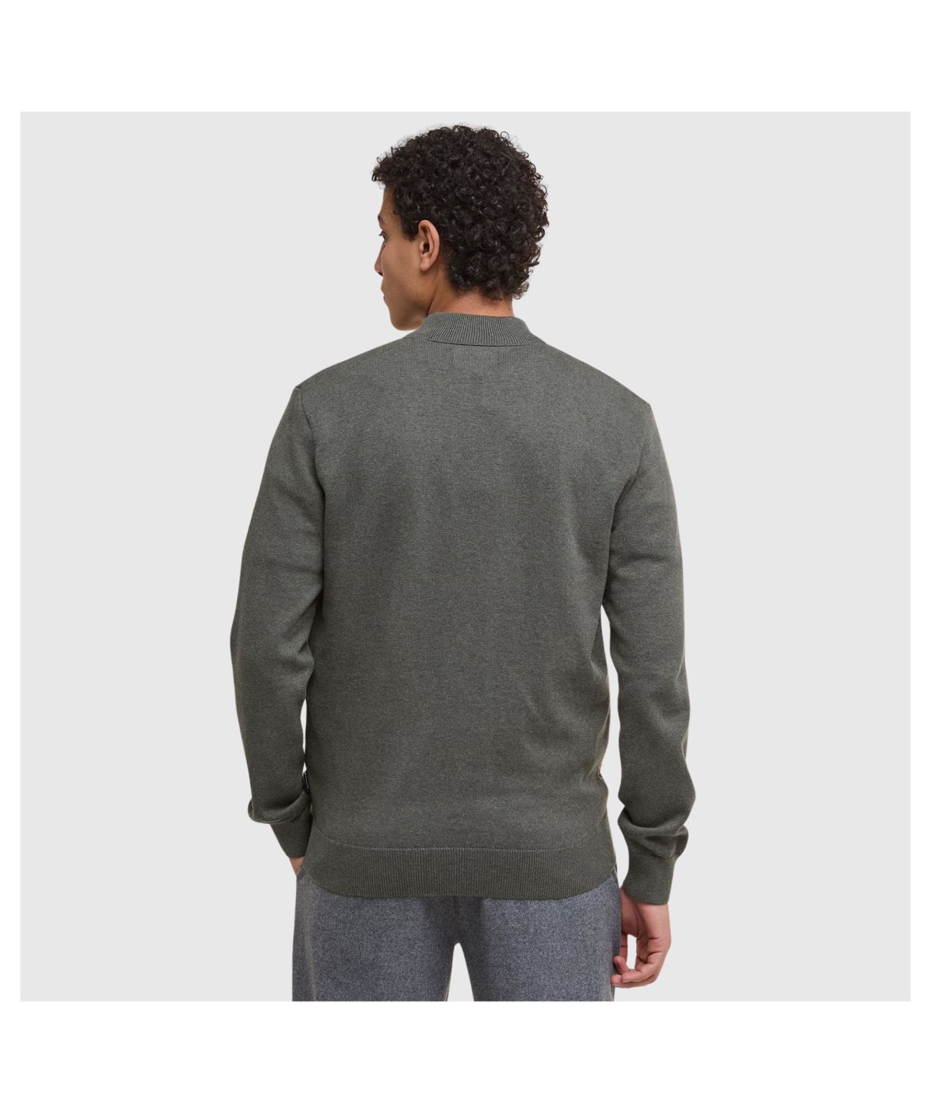 Barbour Essential Carn Quilted Jumper Olive MKN1104OL51