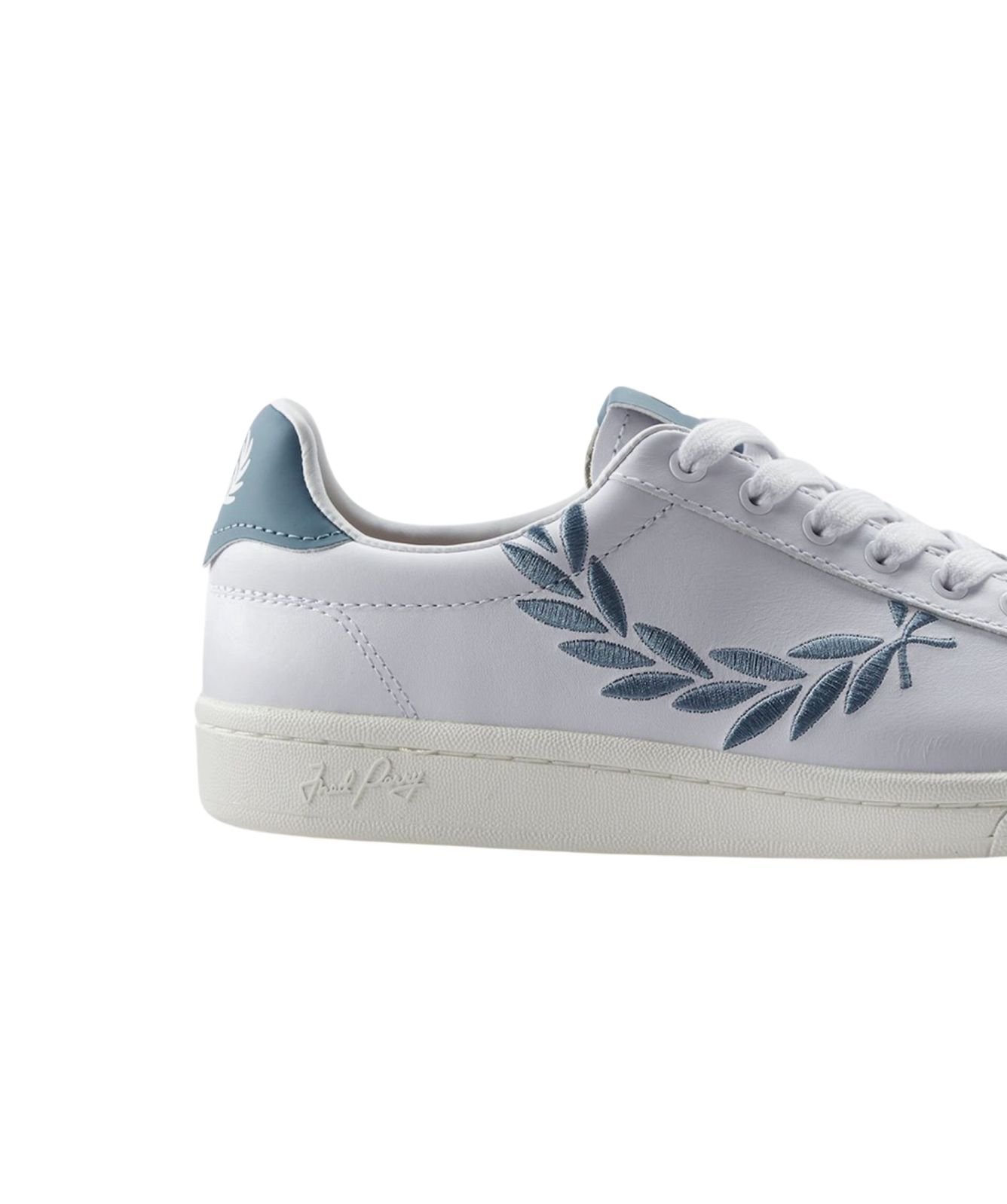 【FRED PERRY】 ★ B721LEATHER ★ TENNIS BLUE Fred Perry B721 Leather Trainers - B5351