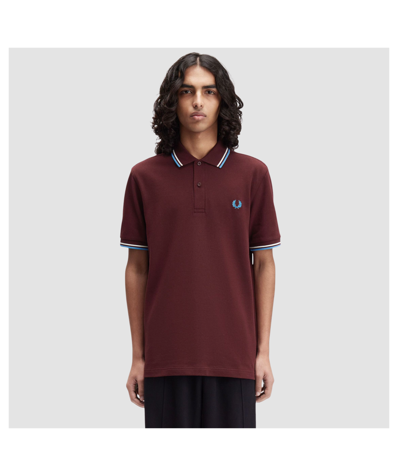 The Fred Perry Shirt | M3600 Twin Tipped Polo Shirt | Dark Petrol