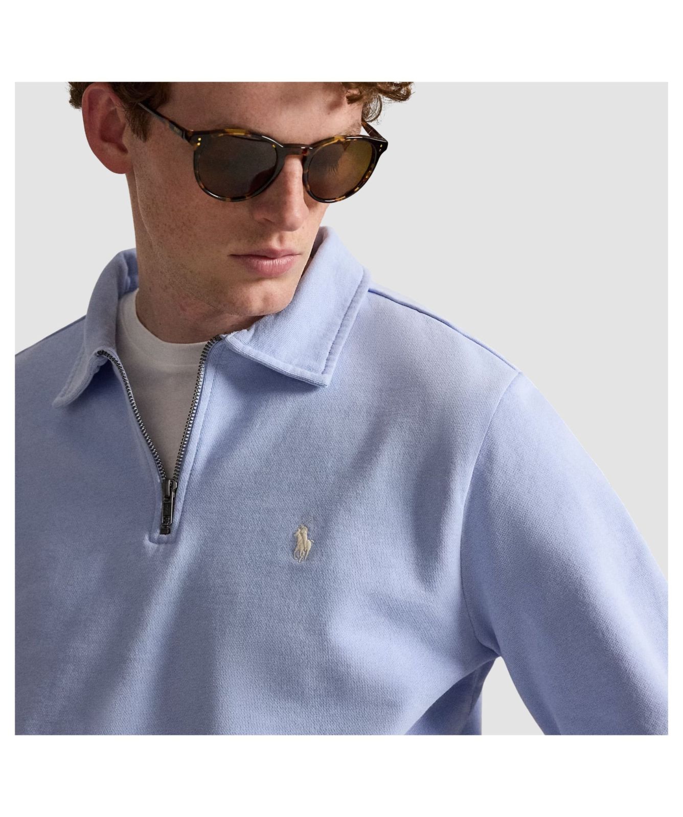 Men's Polo Ralph Lauren Loopback Fleece Quarter-Zip Sweatshirt