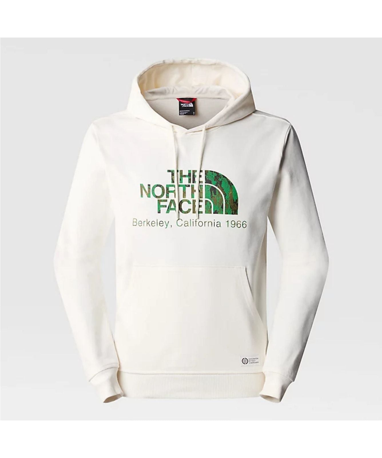 The North Face Berkeley Men's Hoodie in emerald NF0A55GFPO8, cream