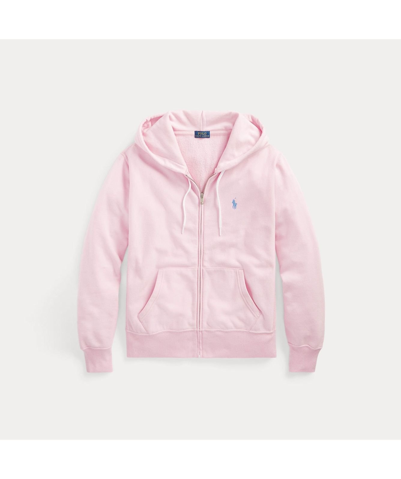 POLO RALPH LAUREN/ジップアップフーディ/XL/ピンク Sweatshirt with zip and hood in pale pink brand POLO RALPH