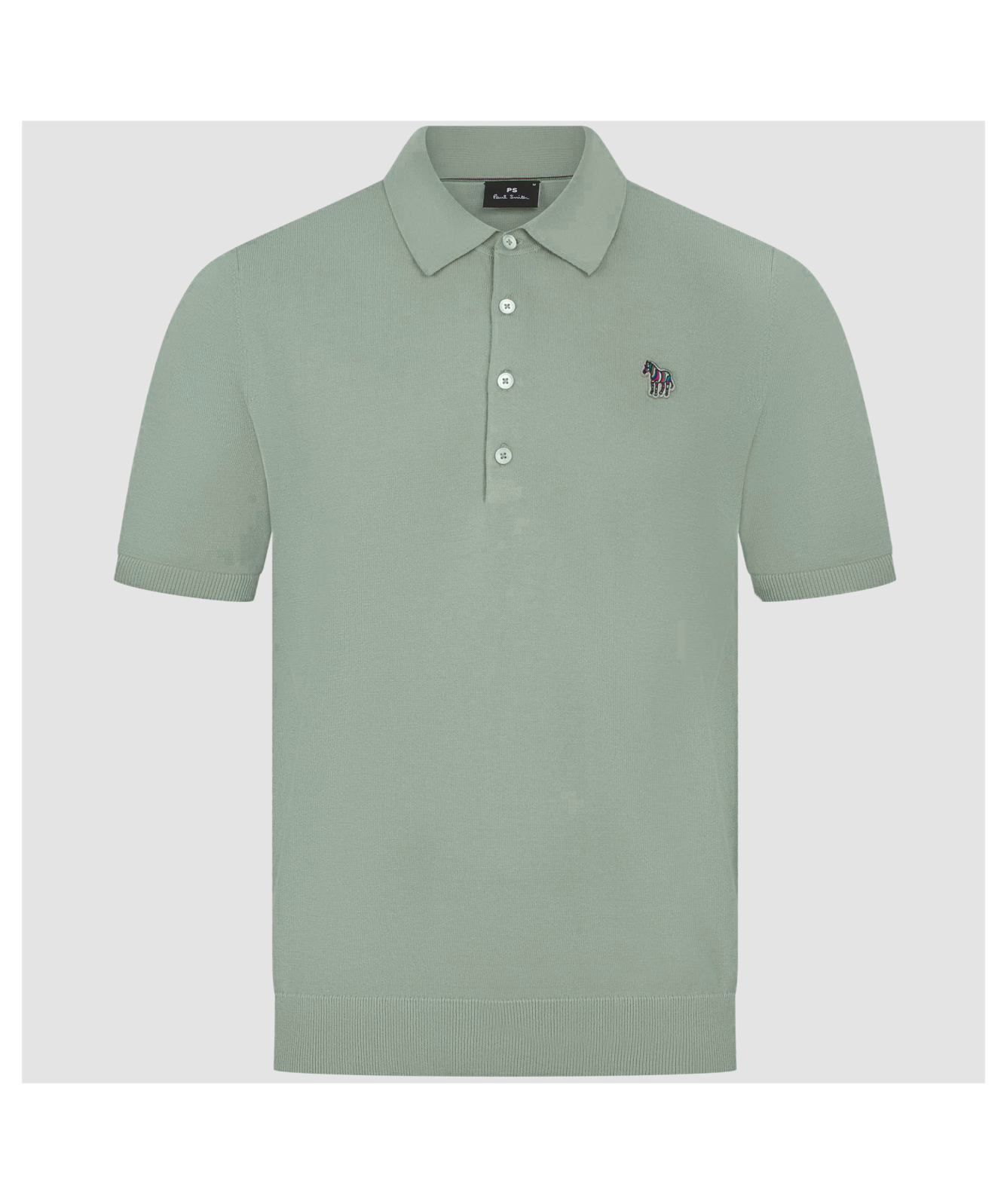 Paul Smith Short Sleeve Knit Polo Shirt | Beige-M2R-504XZ-M21858