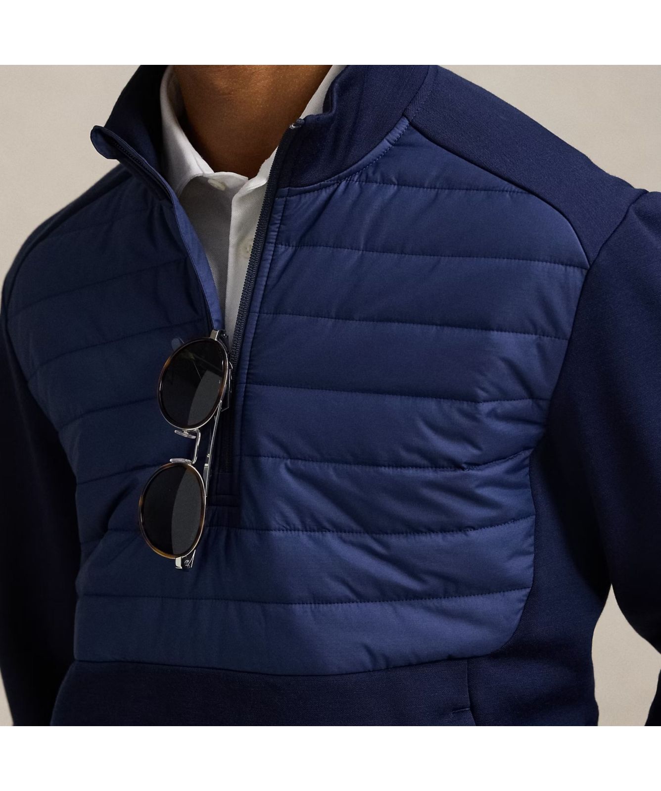 RLX by Ralph Lauren Hybrid Half-Zip Pullover | Refined Navy