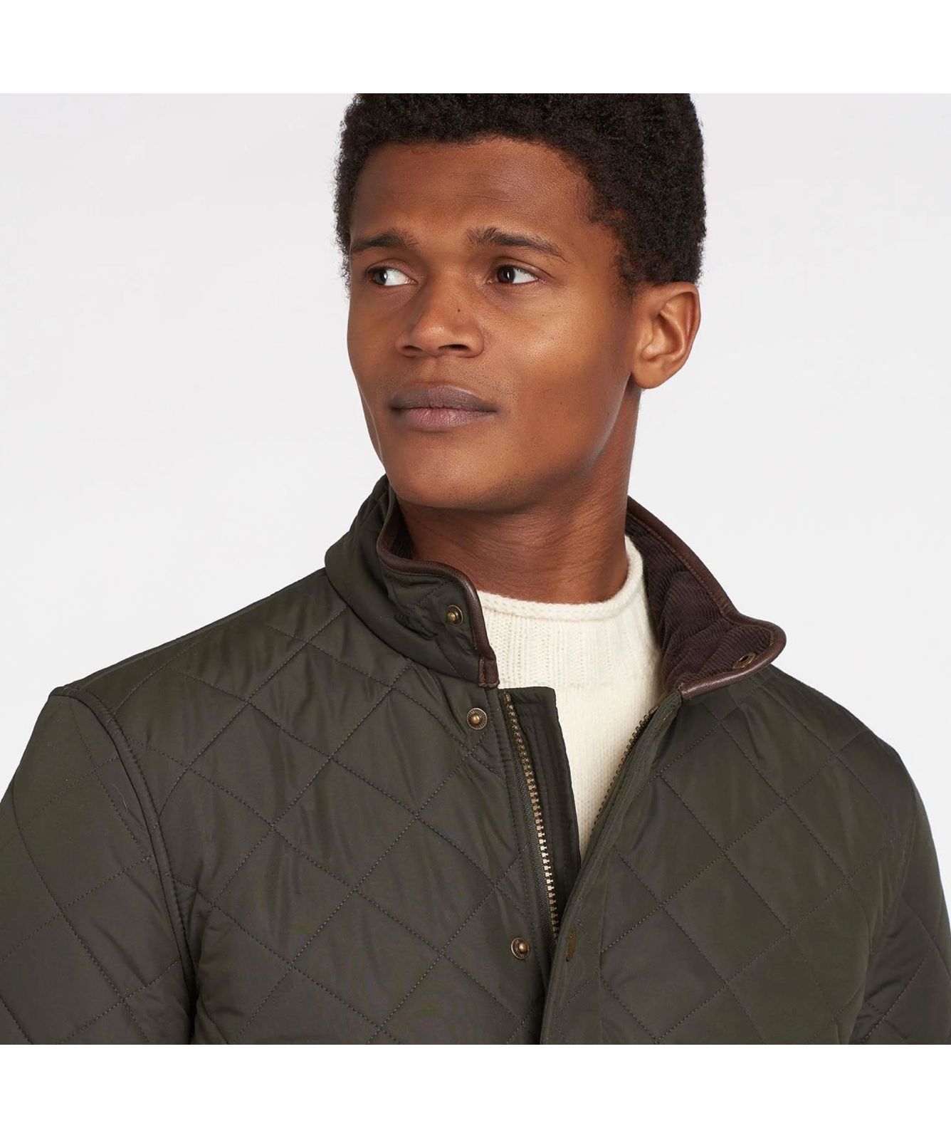 Barbour Powell Quilted Jacket | Green
