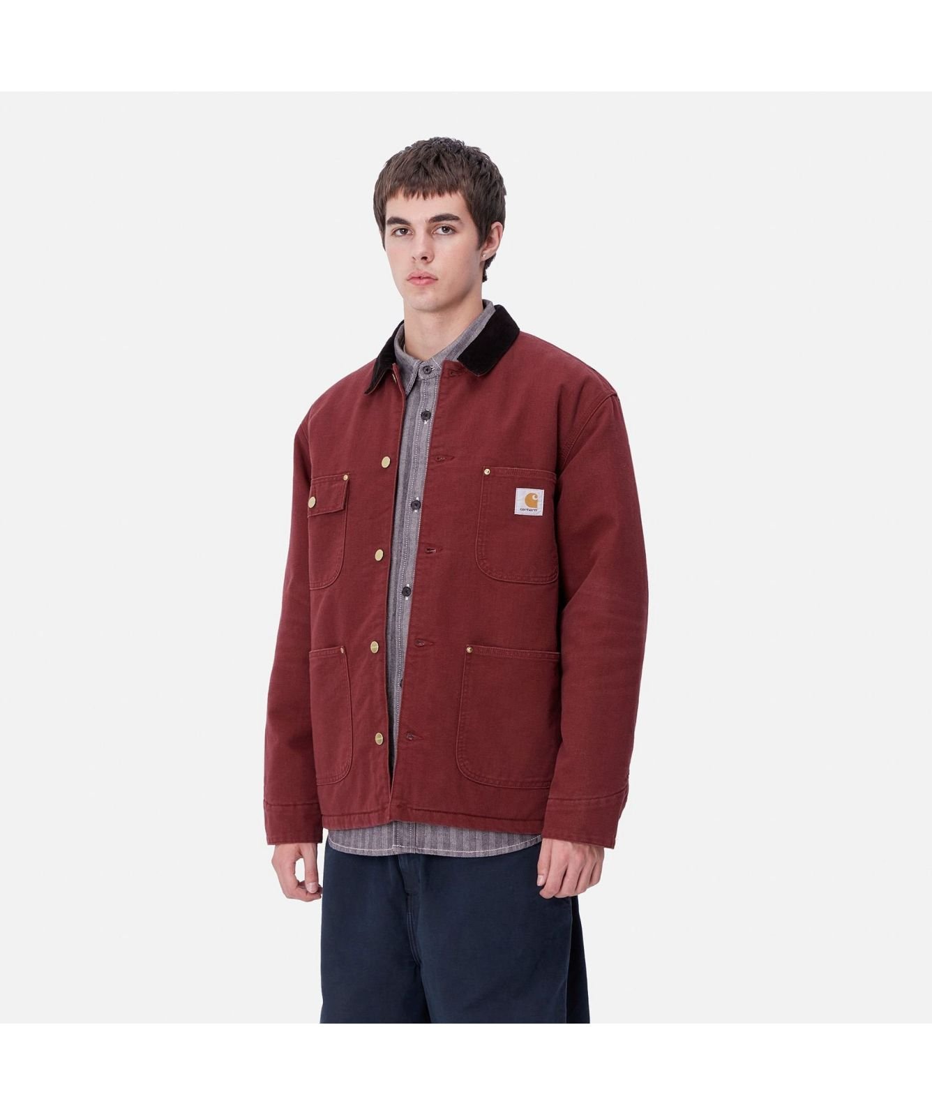 Carhartt WIP OG Chore Aged Canvas Men's Jacket | Black