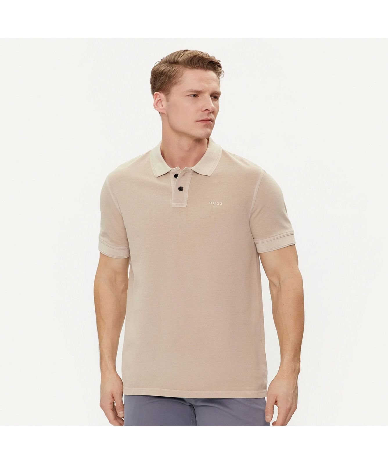 BOSS Men T-shirt Sand 50530747 271 BOSS Men T-shirt Sand 50530747 271