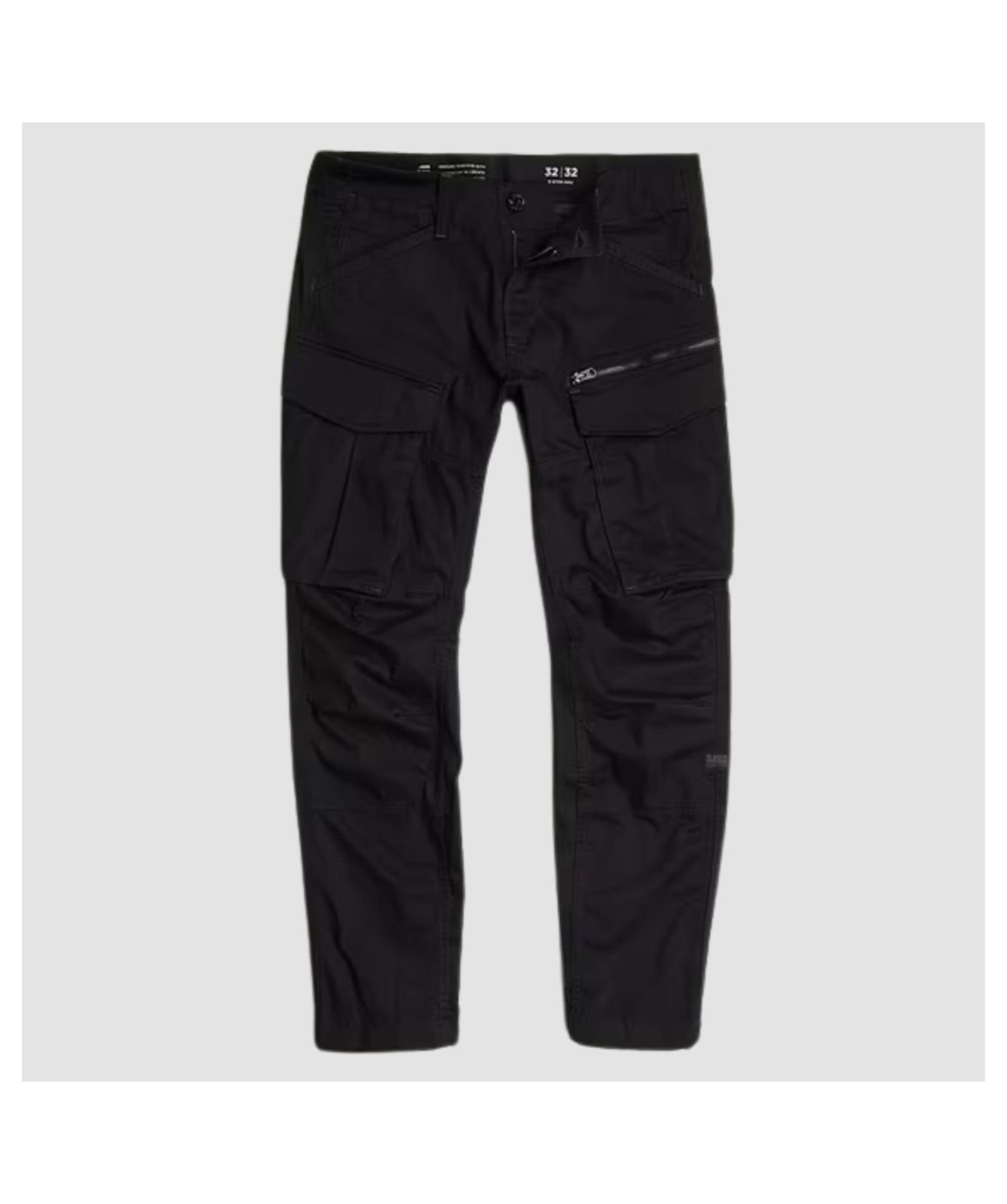 Men's G-STAR Tapered Cargo Trousers - Black | Kular Fashion