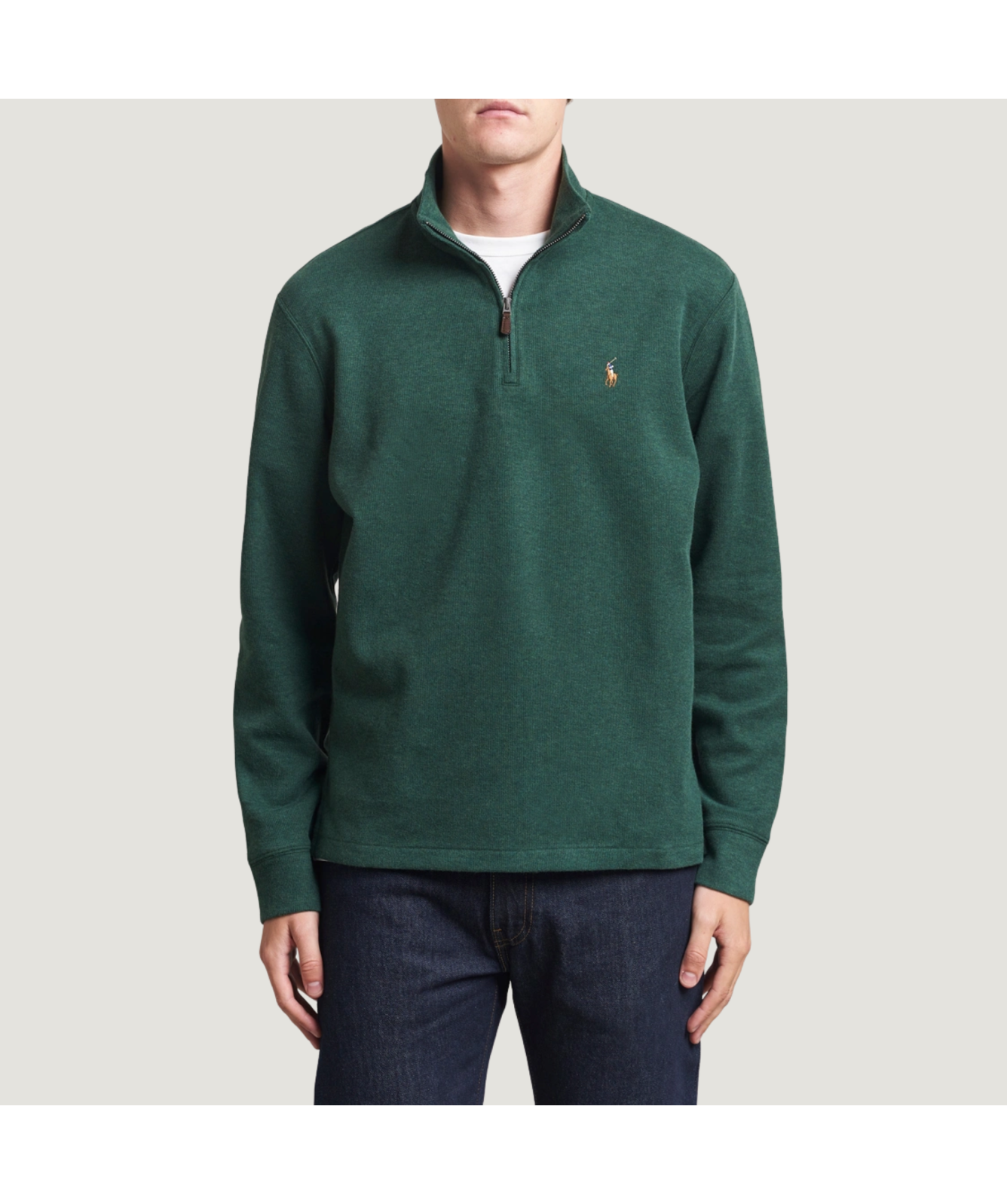 Polo Ralph Lauren Estate-Rib Quarter Zip Knit Pullover | Scotch