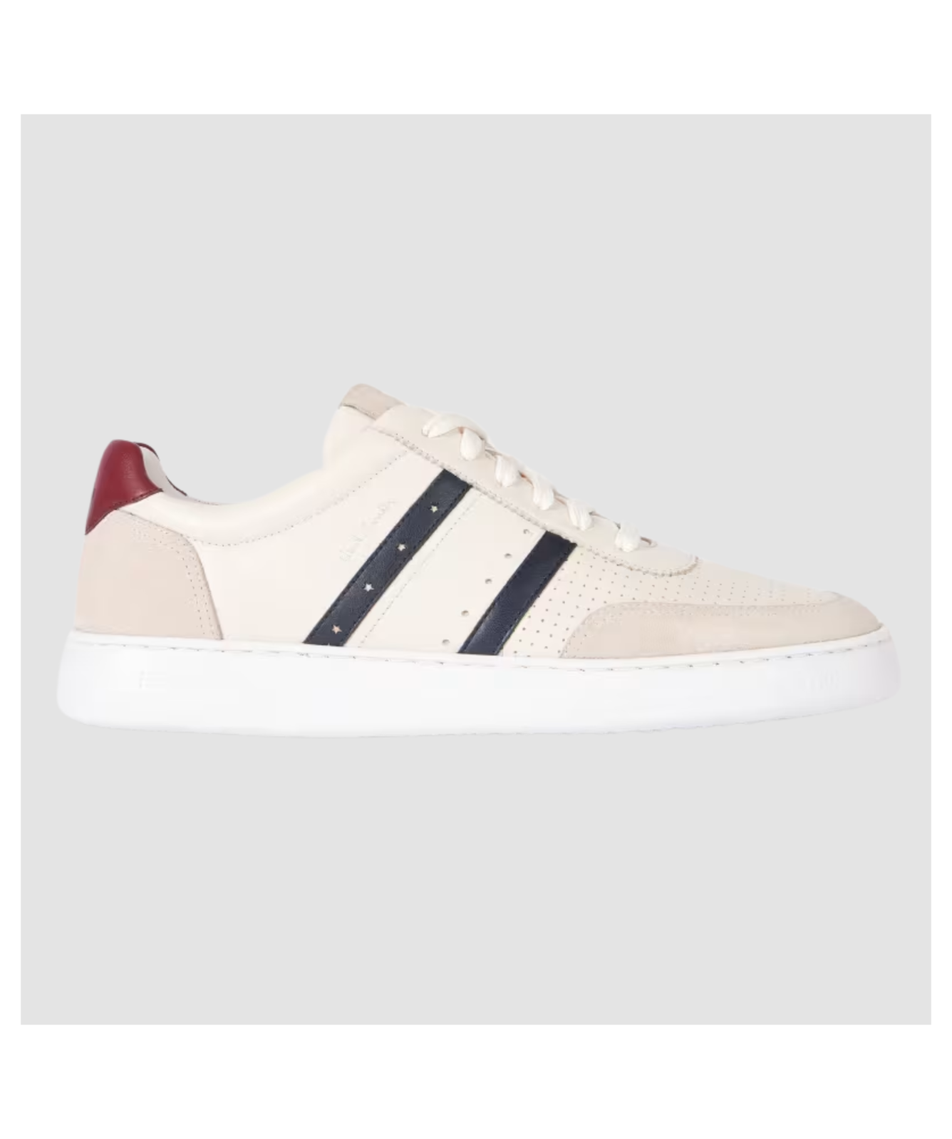 PS Paul Smith Sneaker Men\'s 12 Off-White Leather Lace Up Trainer Shoes S25 PS By Paul Smith Men main image 3