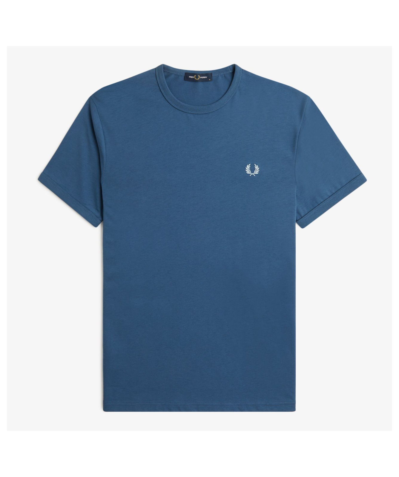 Tシャツ・カットソー FRED PERRY SS25 T-SHIRT RINGER (FP M3519 54 146) Ringer T-Shirt - Light Smoke | Men's T-Shirts | Designer T