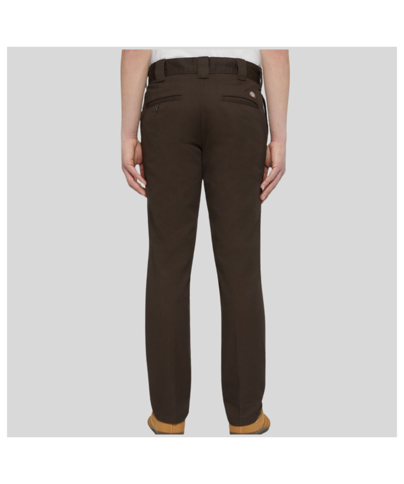 Dickies 872 Slim Fit Men's Work Trousers Dark Brown ﻿DK0A4XK8DBX1