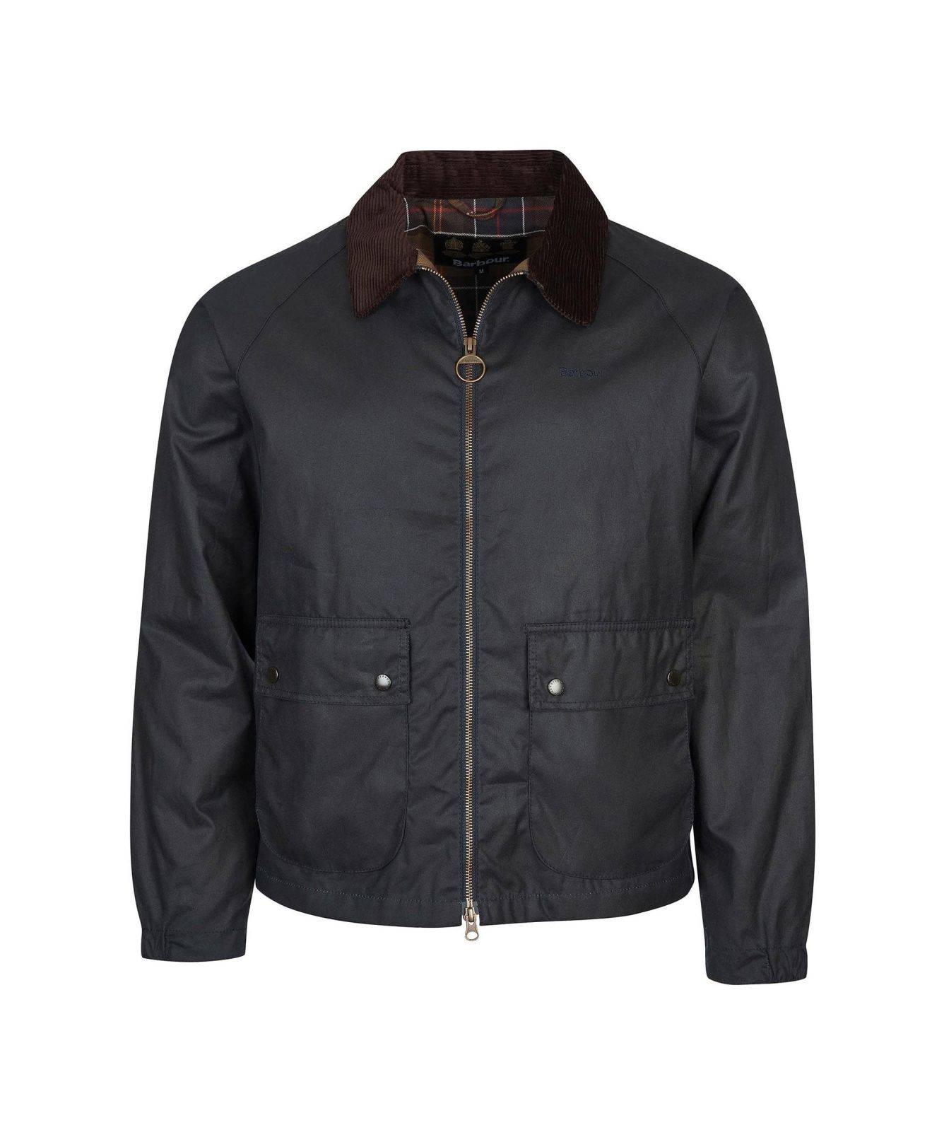 Barbour Dom Waxed Jacket | Navy