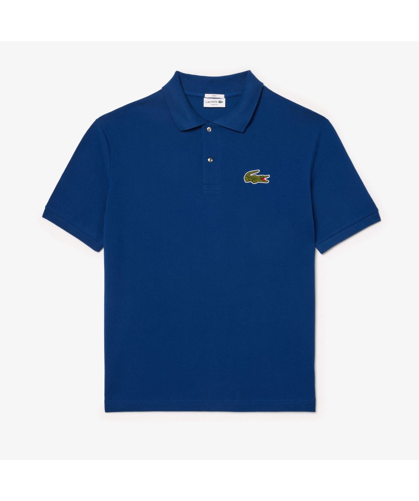 Lacoste Loose Fit L.12.12 Piqué Badge Polo Shirt| Black - PH2751