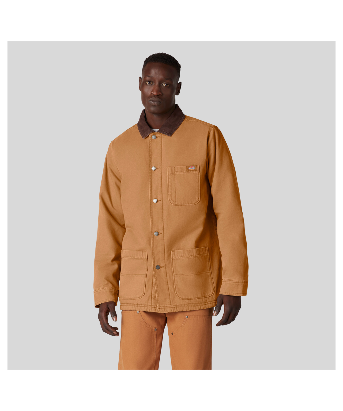 Dickies Men's Duck Canvas Chore Coat | Beige - DK0A4XGAF021