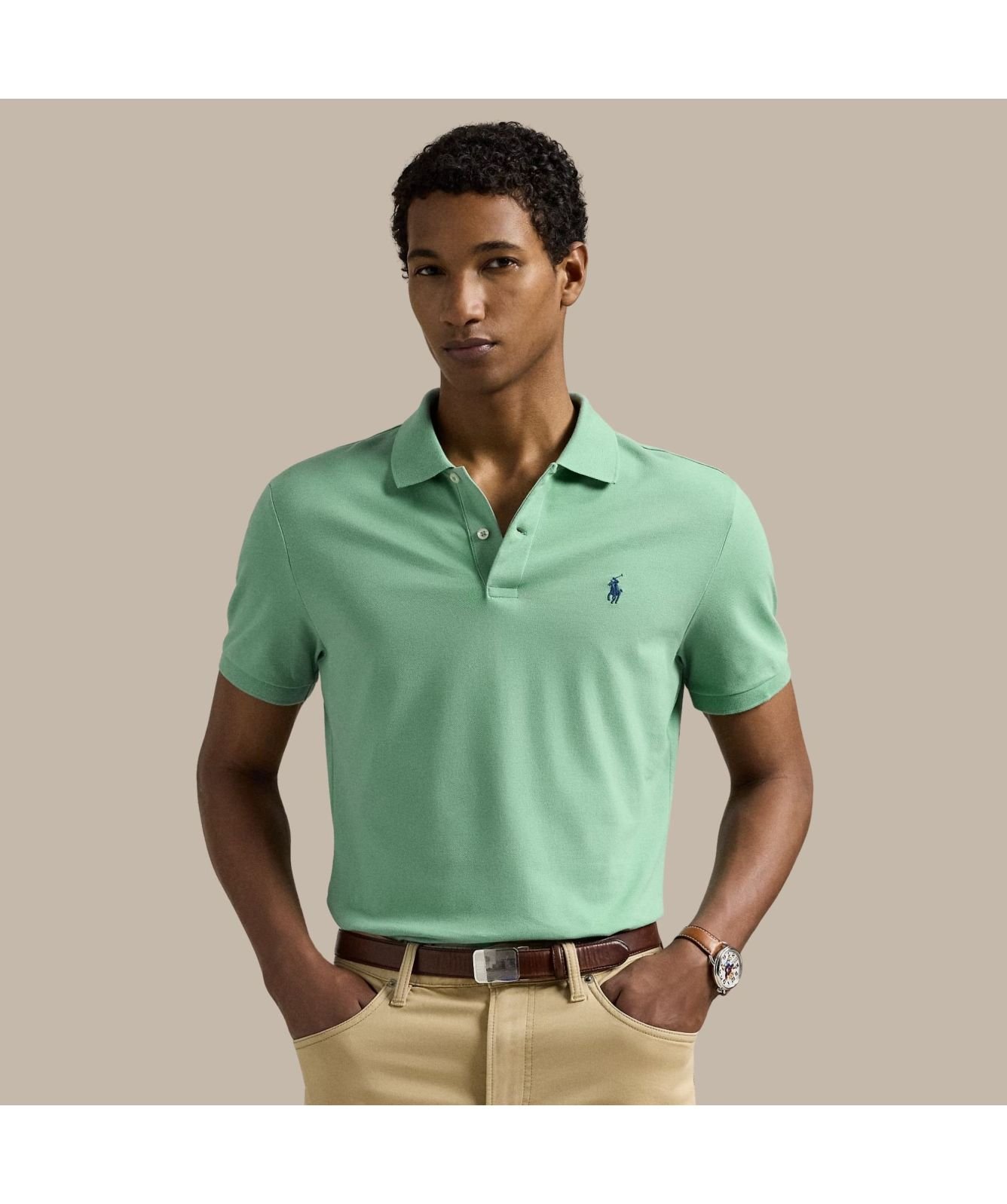 Polo Ralph Lauren Tailored Fit Performance Mesh Polo Shirt