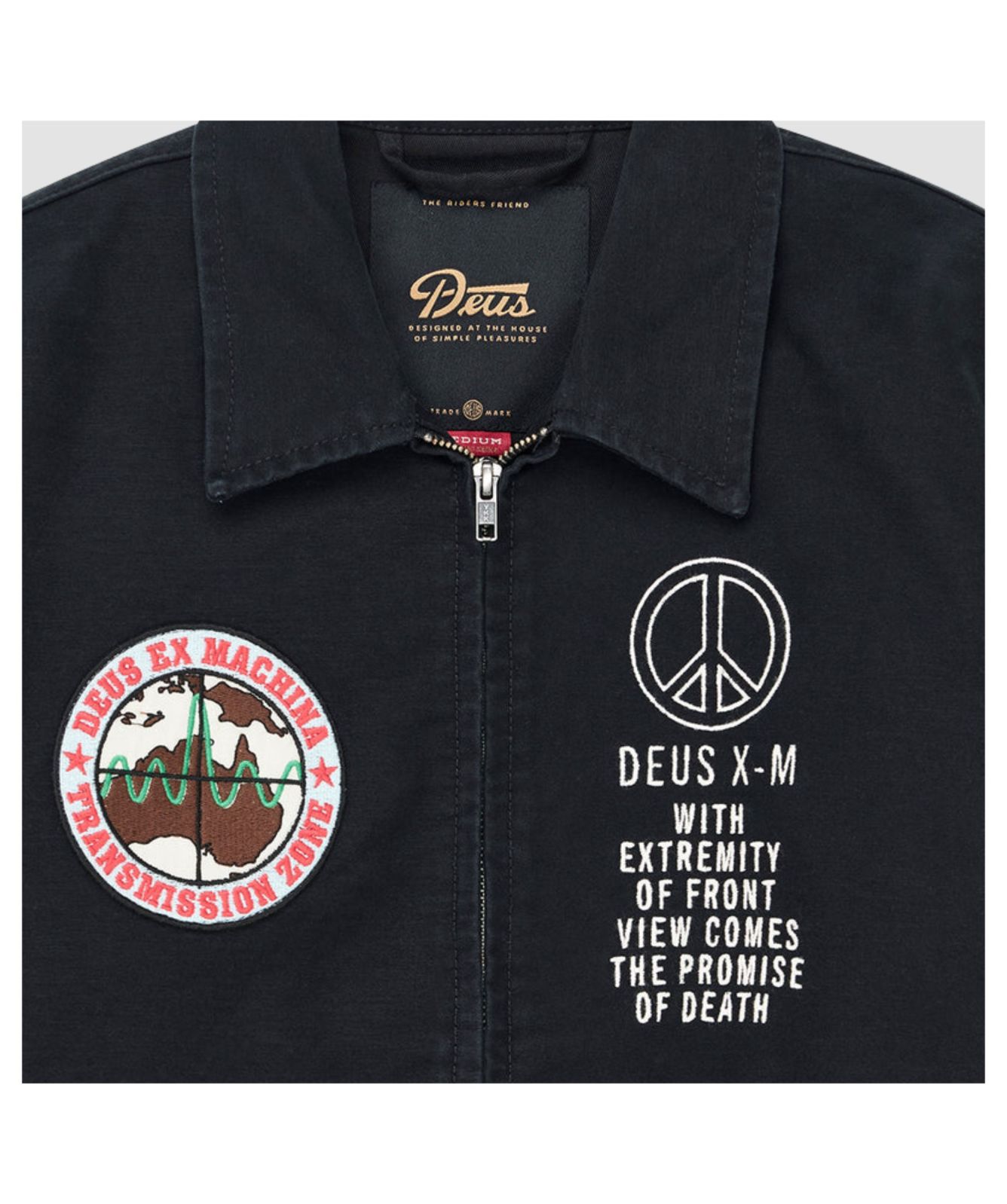 Men's Deus Ex Machina Souvenir Jacket - Black | Kular Fashion