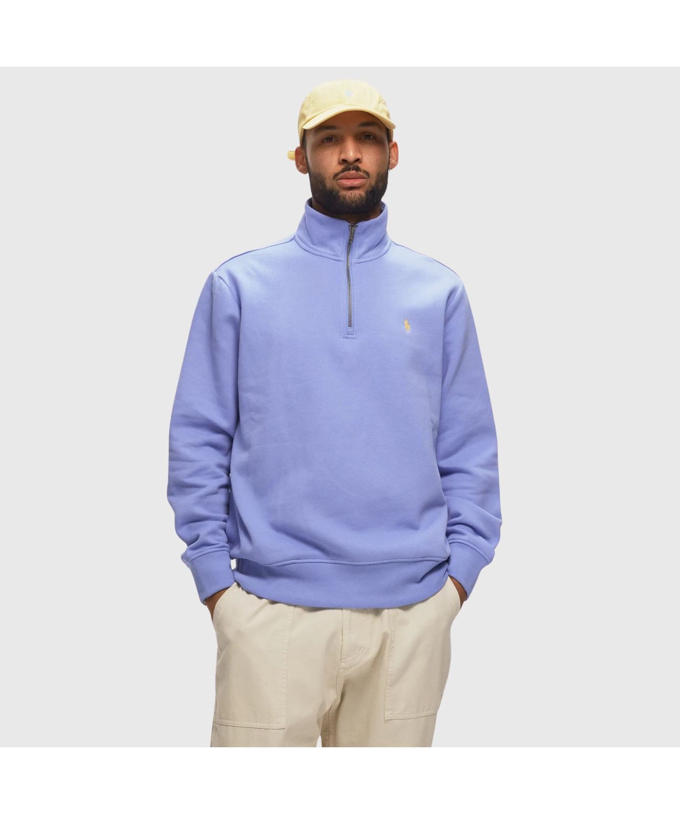 Polo Ralph Lauren Classic ¼ Zip Sweatshirt | lilac-710849720021