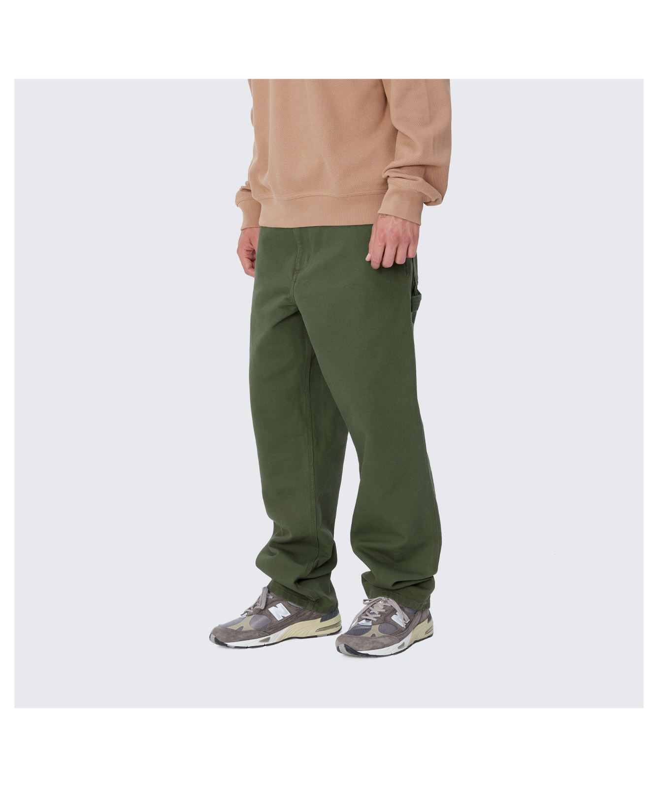 Carhartt WIP Men's Single Knee Pants | Green ﻿﻿I031497_2BR_02