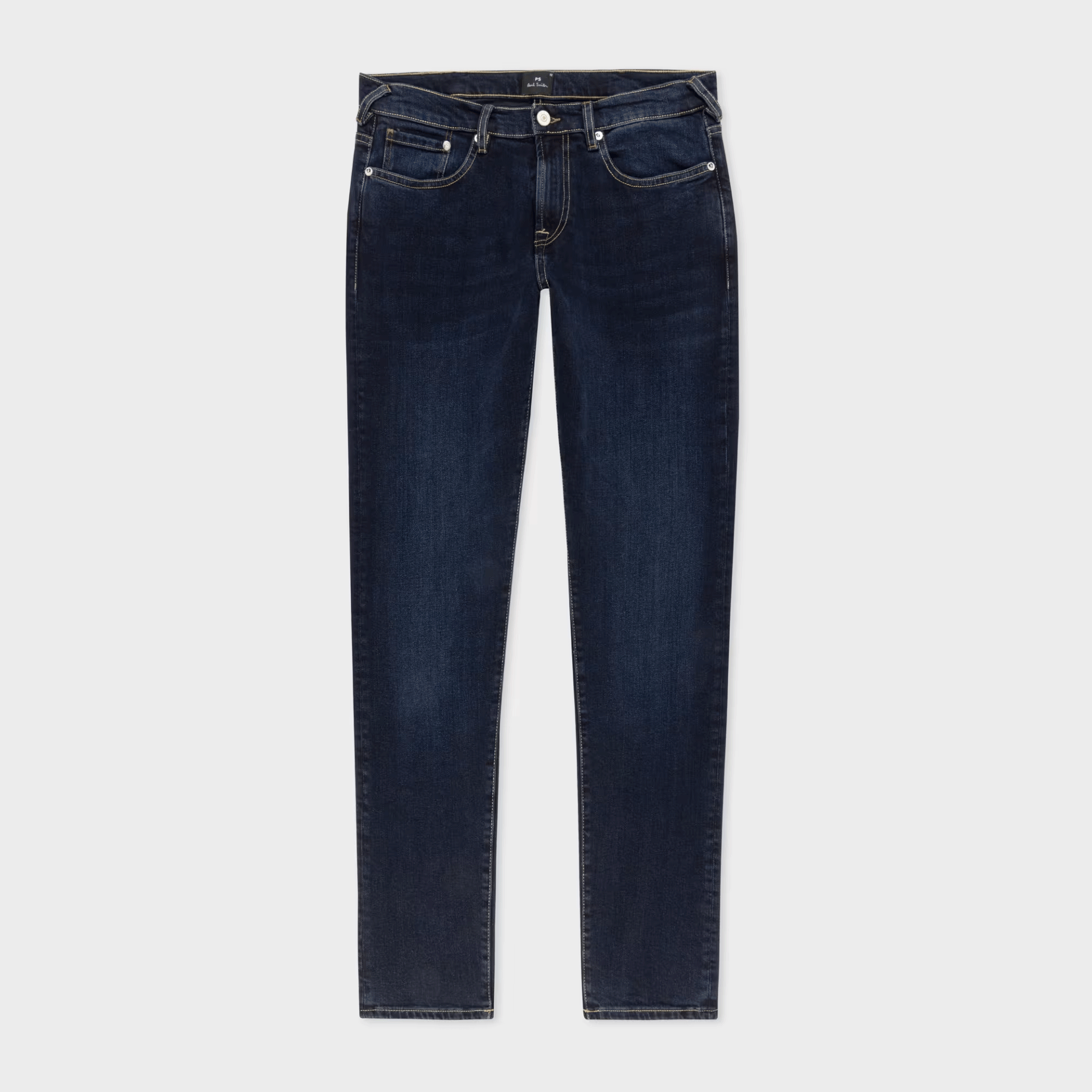 Paul Smith Dark Wash Tapered Fit Stretch Comfort Jean | Indigo-M2R 