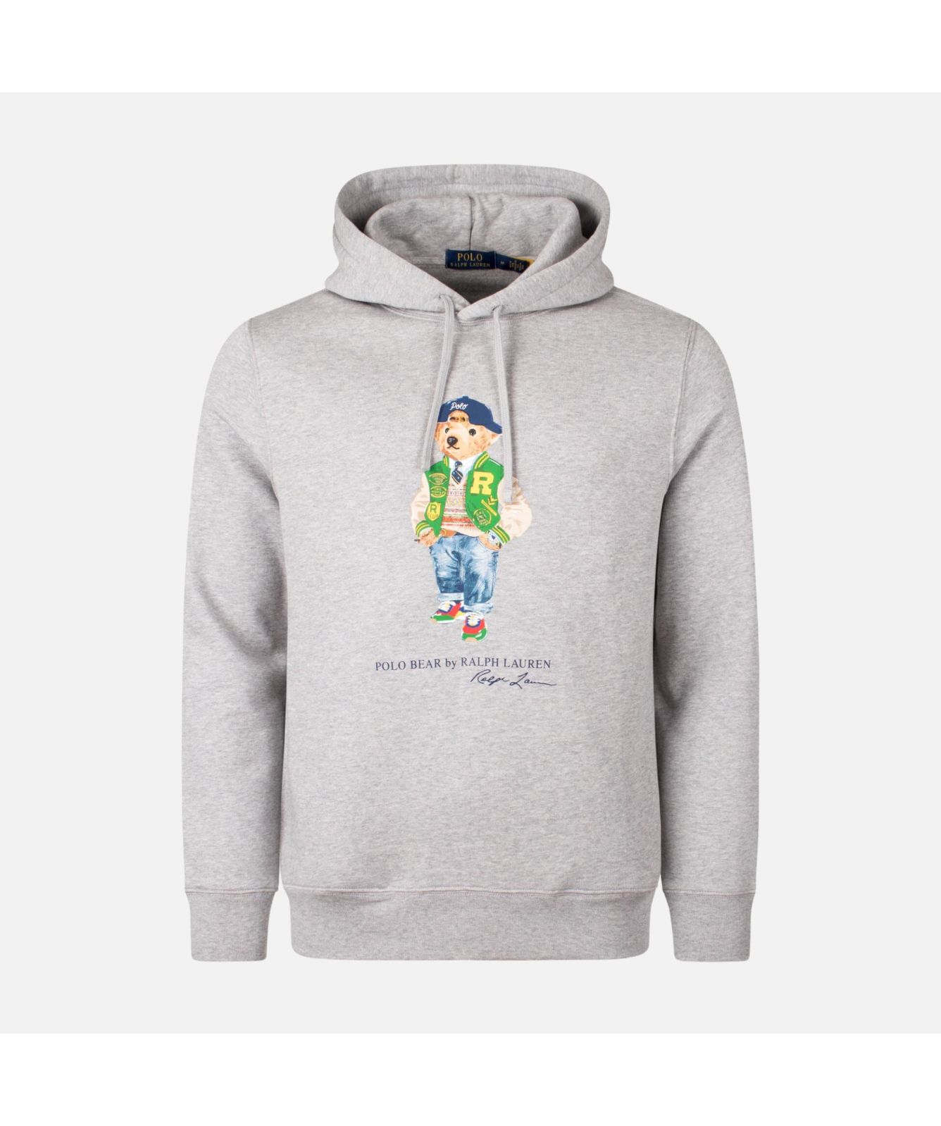 Polo Ralph Lauren Bear Graphic Hoodie Grey-710953719001 -kular