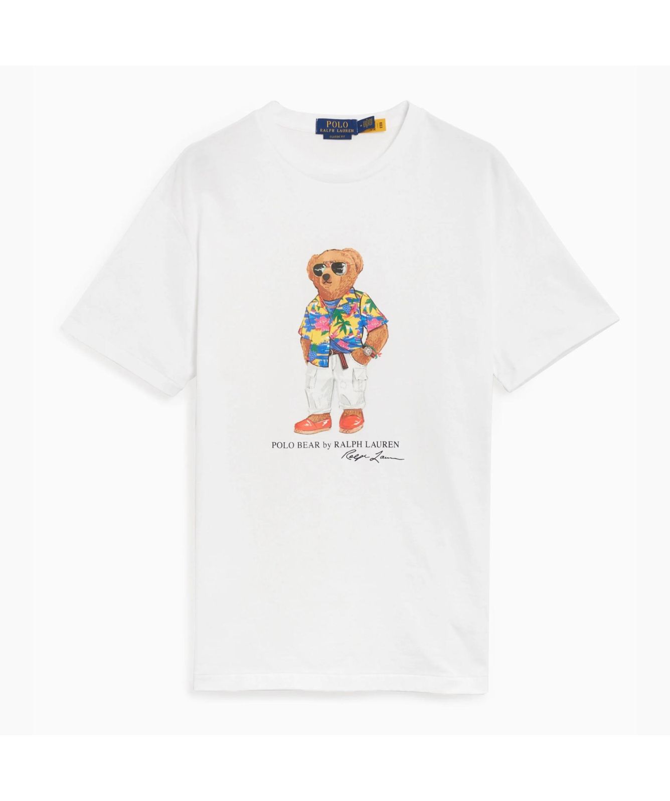 Polo Ralph Lauren Bear Holiday T-Shirt White-710854497032 -kular