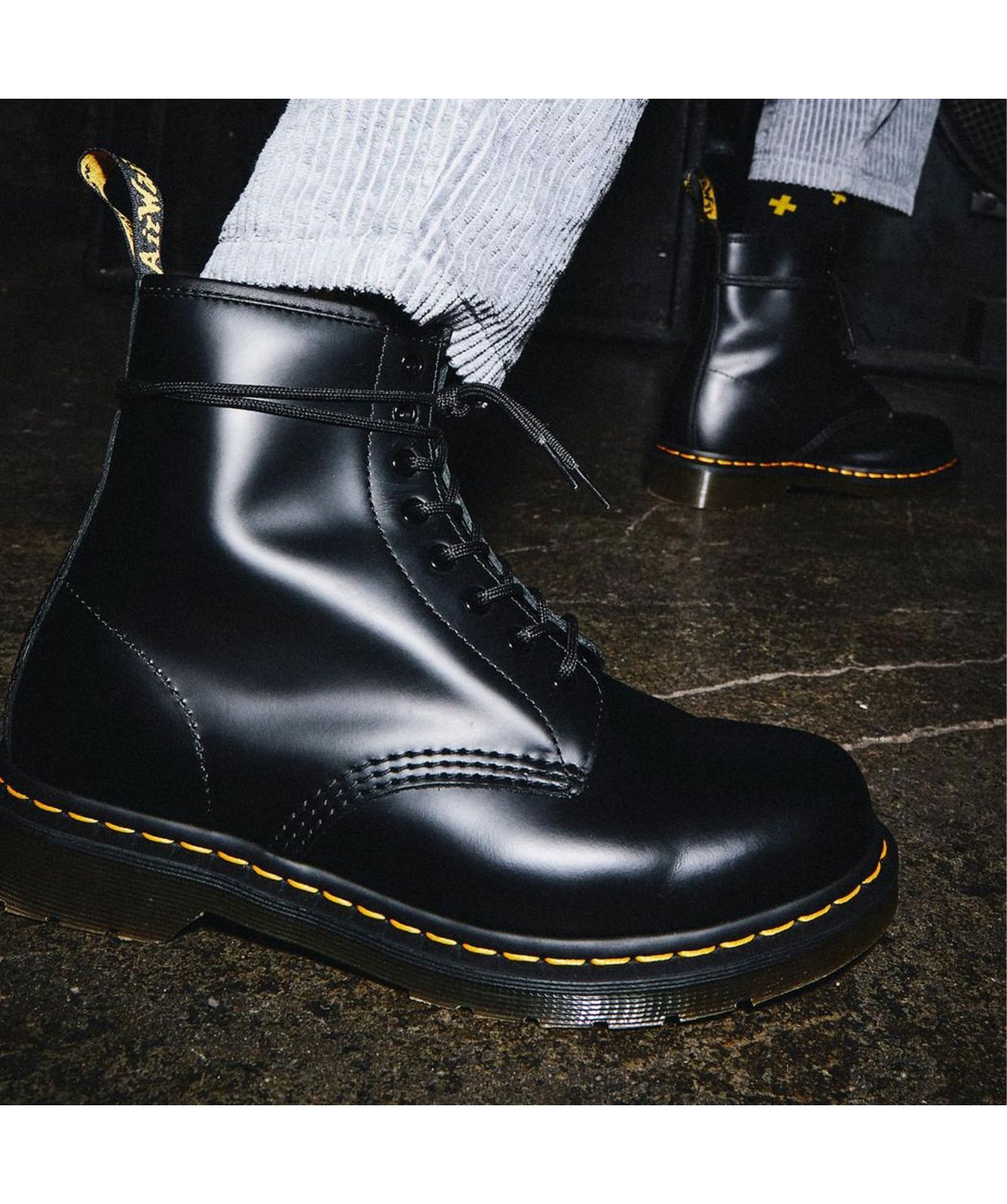 Dr. Martens 1460 Smooth Leather Lace Up Boots | Black