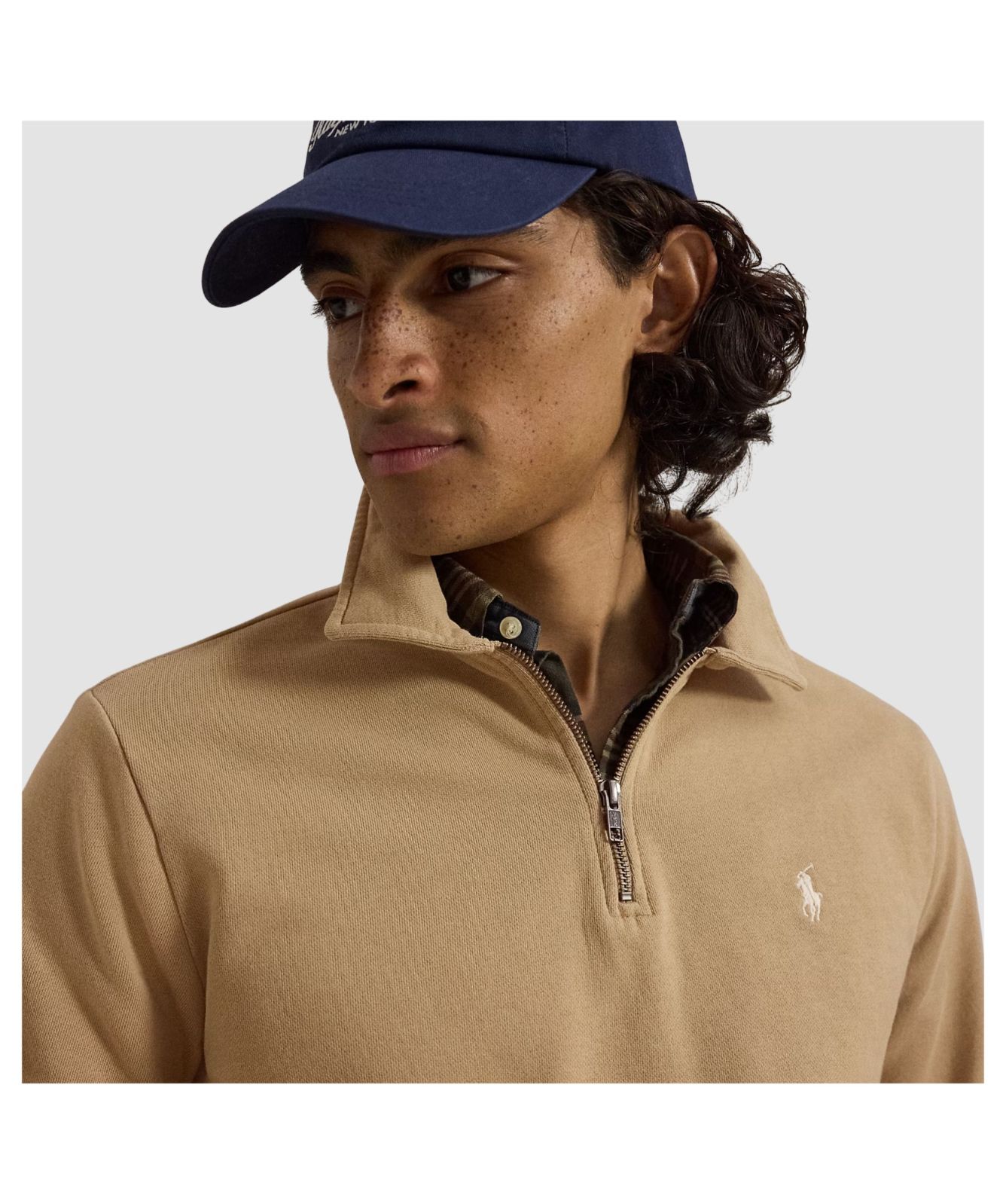 Men's Polo Ralph Lauren Loopback Fleece Quarter-Zip Sweatshirt