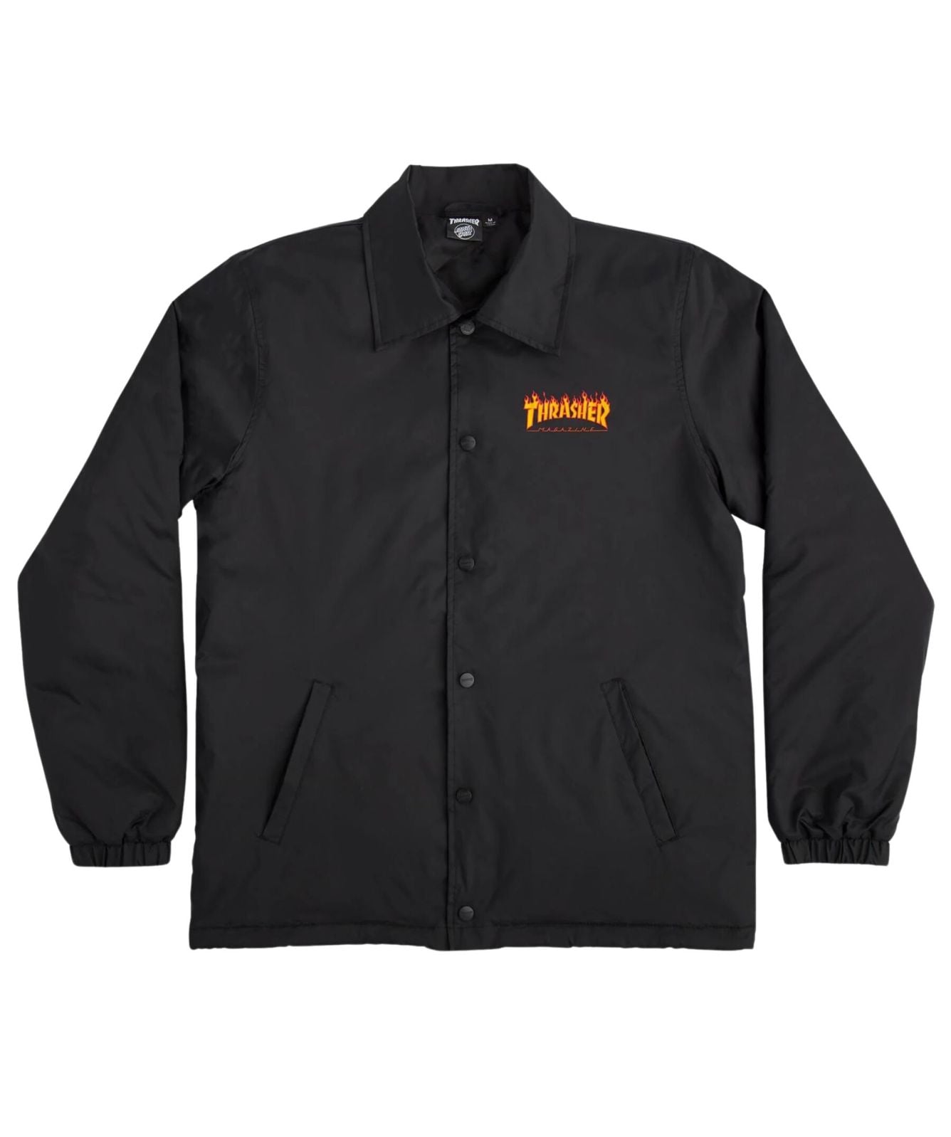 Thrasher Flamedot Coach Jacket | Black - 44643465