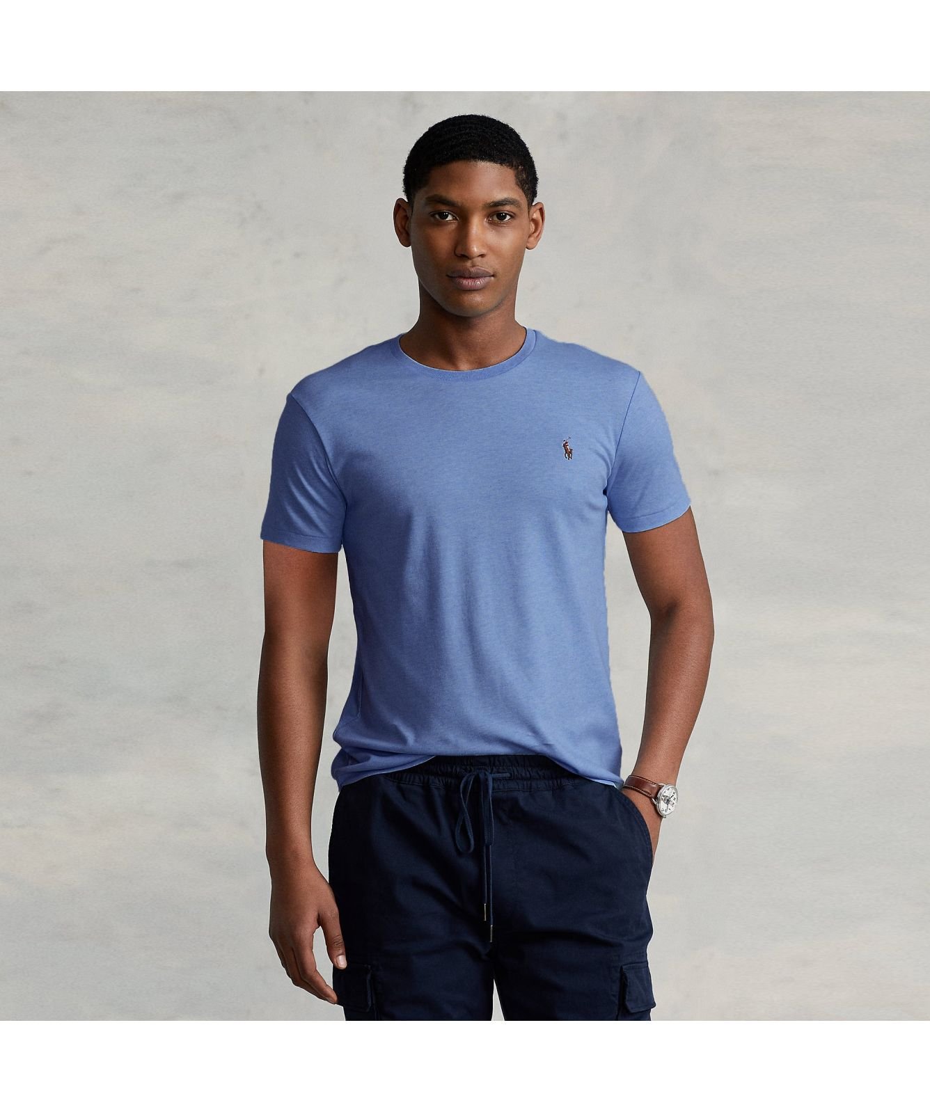 Polo Ralph Lauren Custom Slim Fit Soft Cotton T-Shirt | Blue