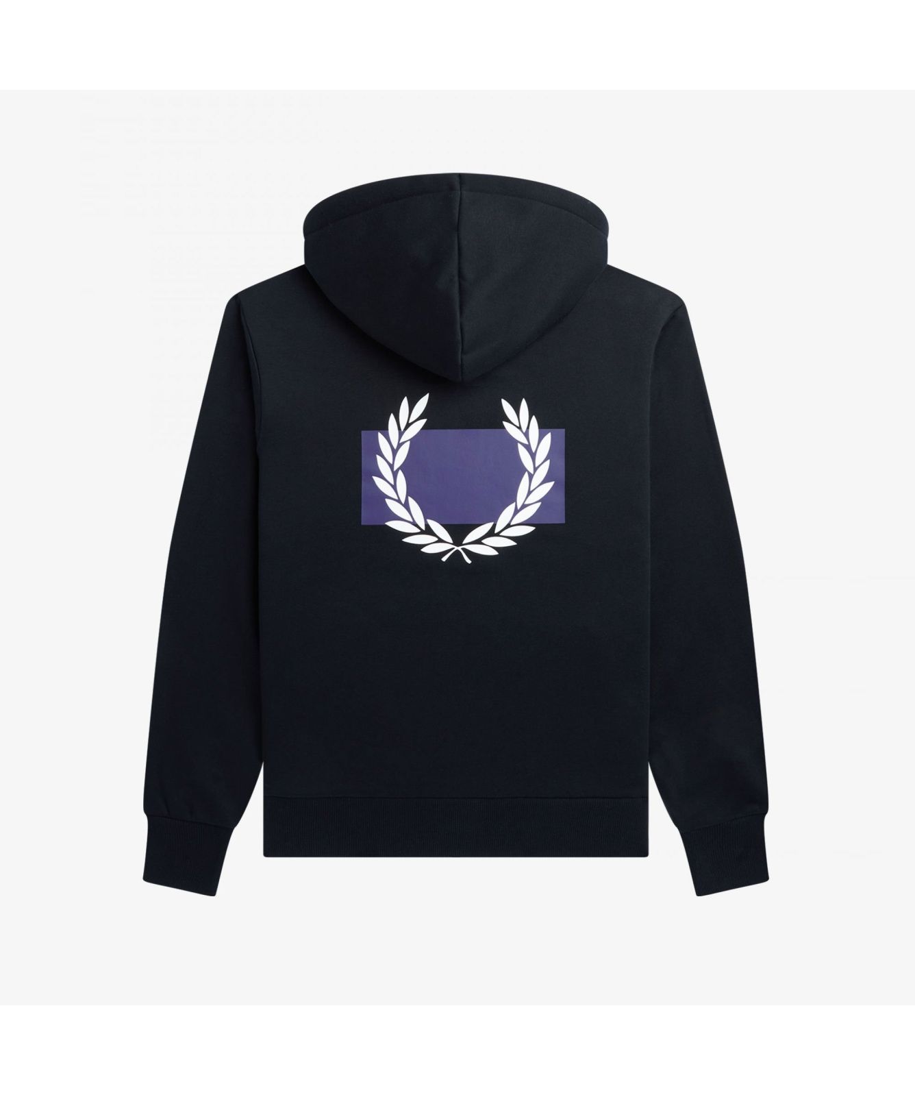 Fred Perry Laurel Wreath Hooded Sweatshirt Black