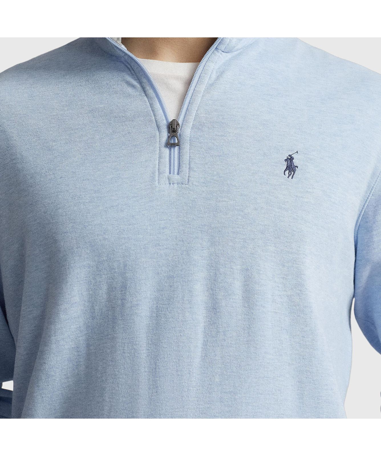 Polo Rlaph Lauren ¼ Zip Knit Sweatshirt in cream