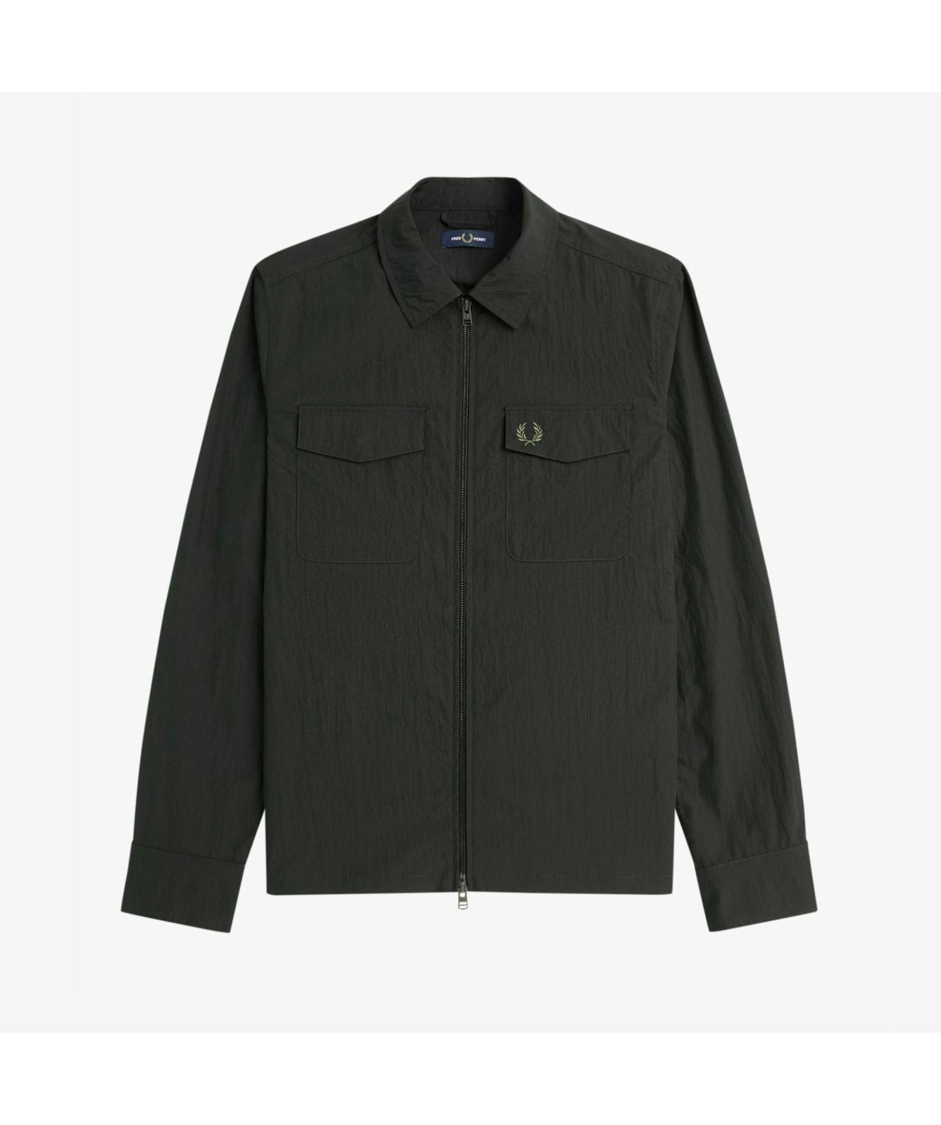 Fred Perry Full Zip Pocket Overshirt | Rust-M5684-X20-Dark
