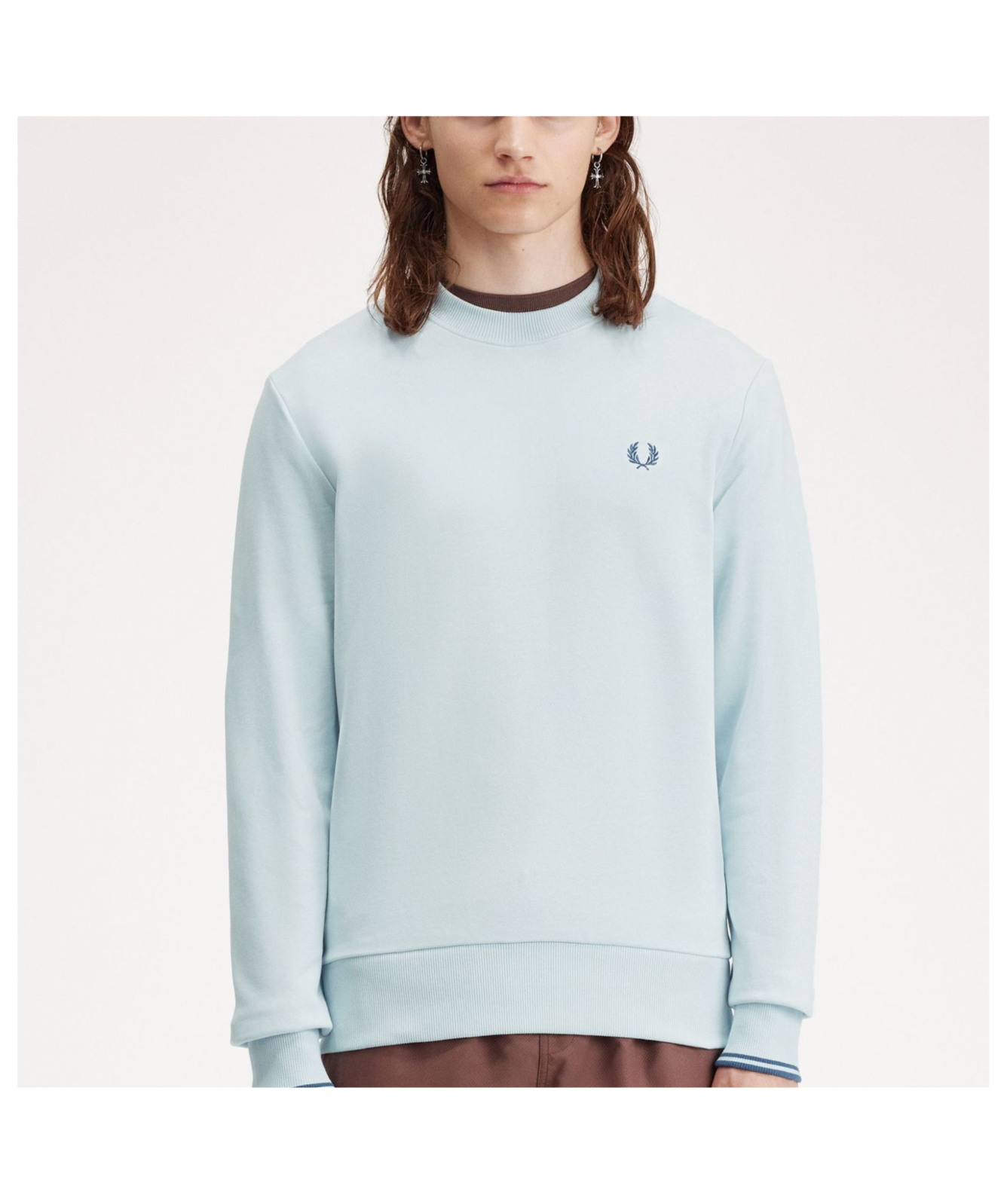Fred Perry - Felpa girocollo M7535 Ecru